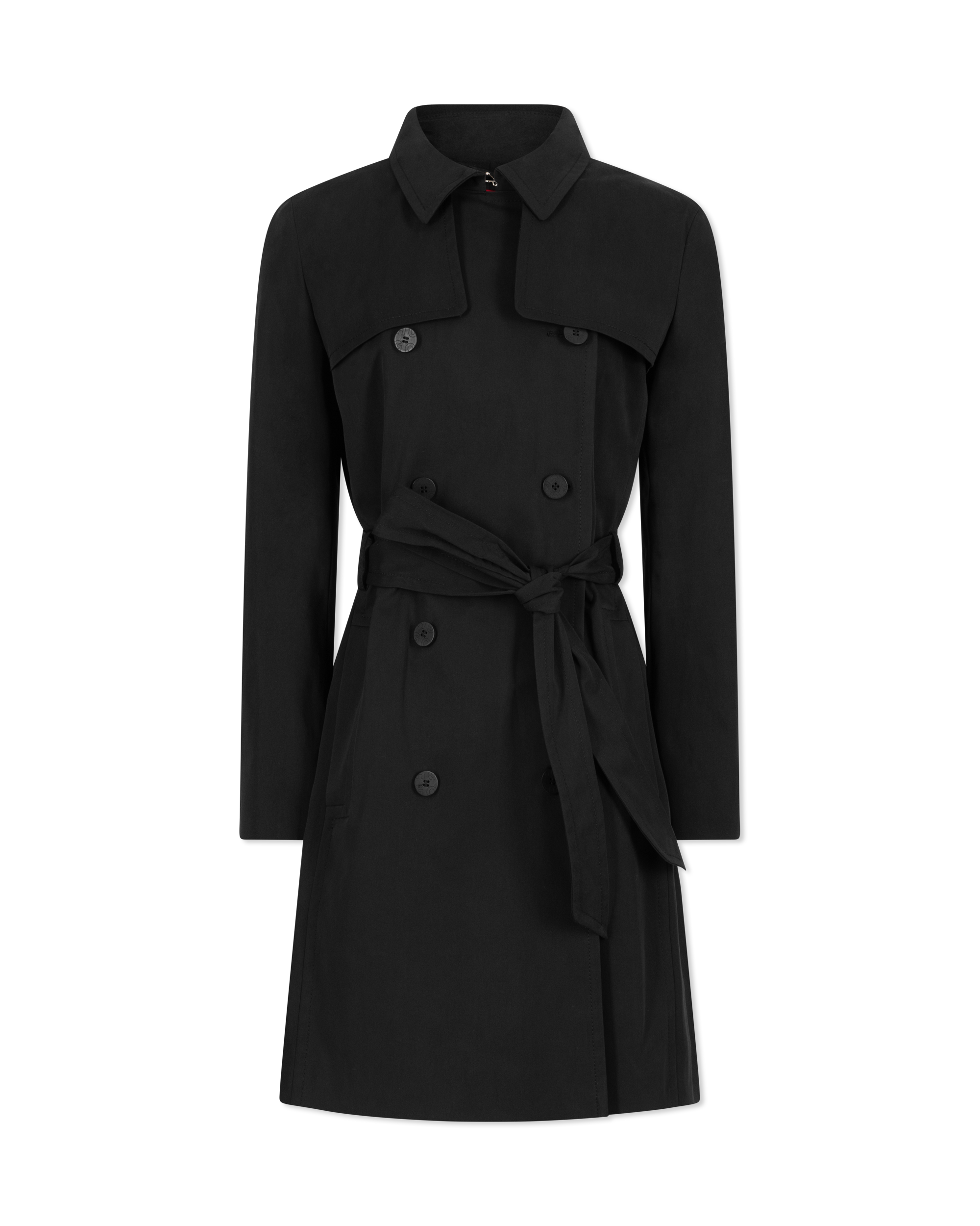 Makaras Belted Trench Coat