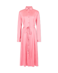 Kleoma Satin Shirt Dress - DIHSAN