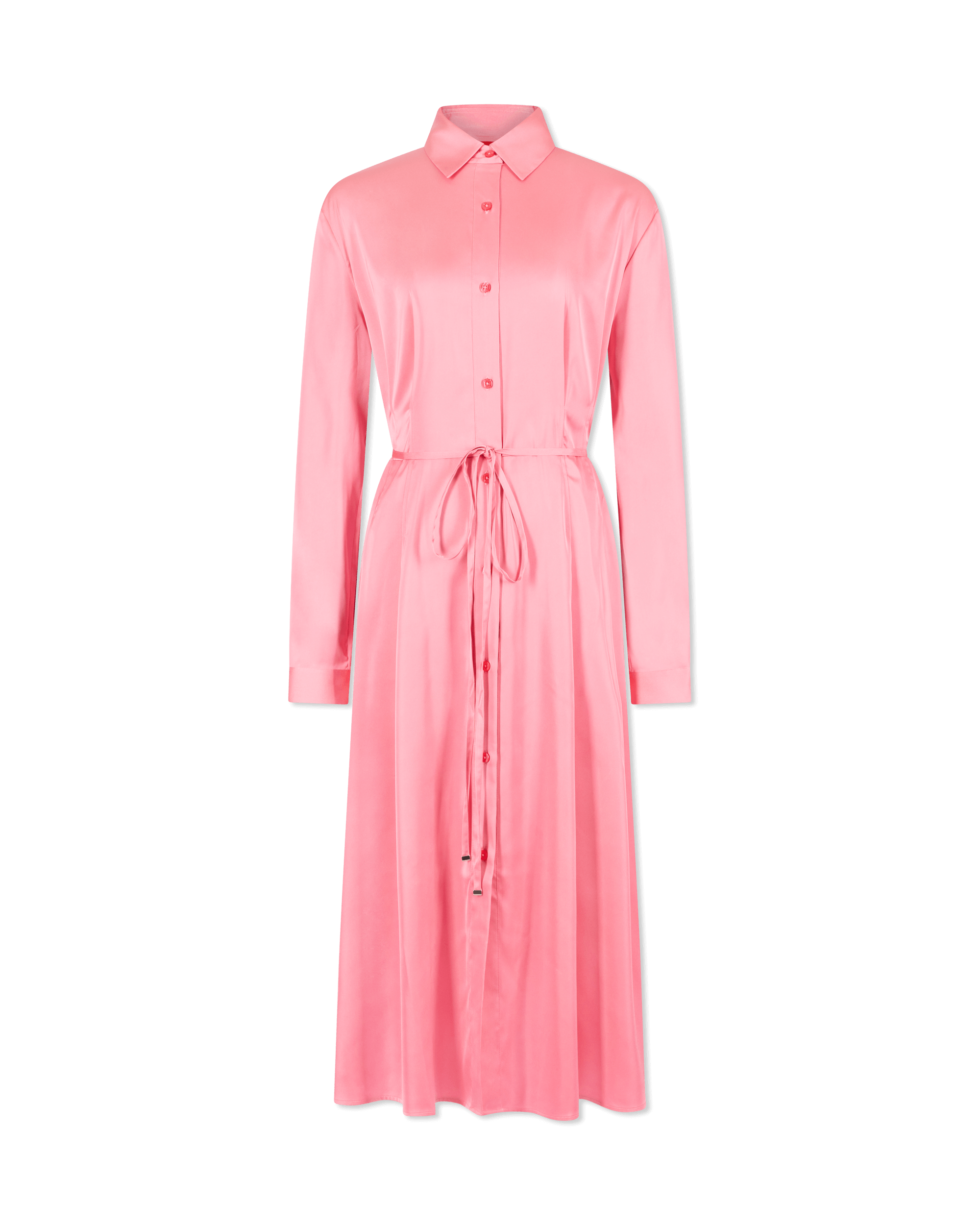 Kleoma Satin Shirt Dress