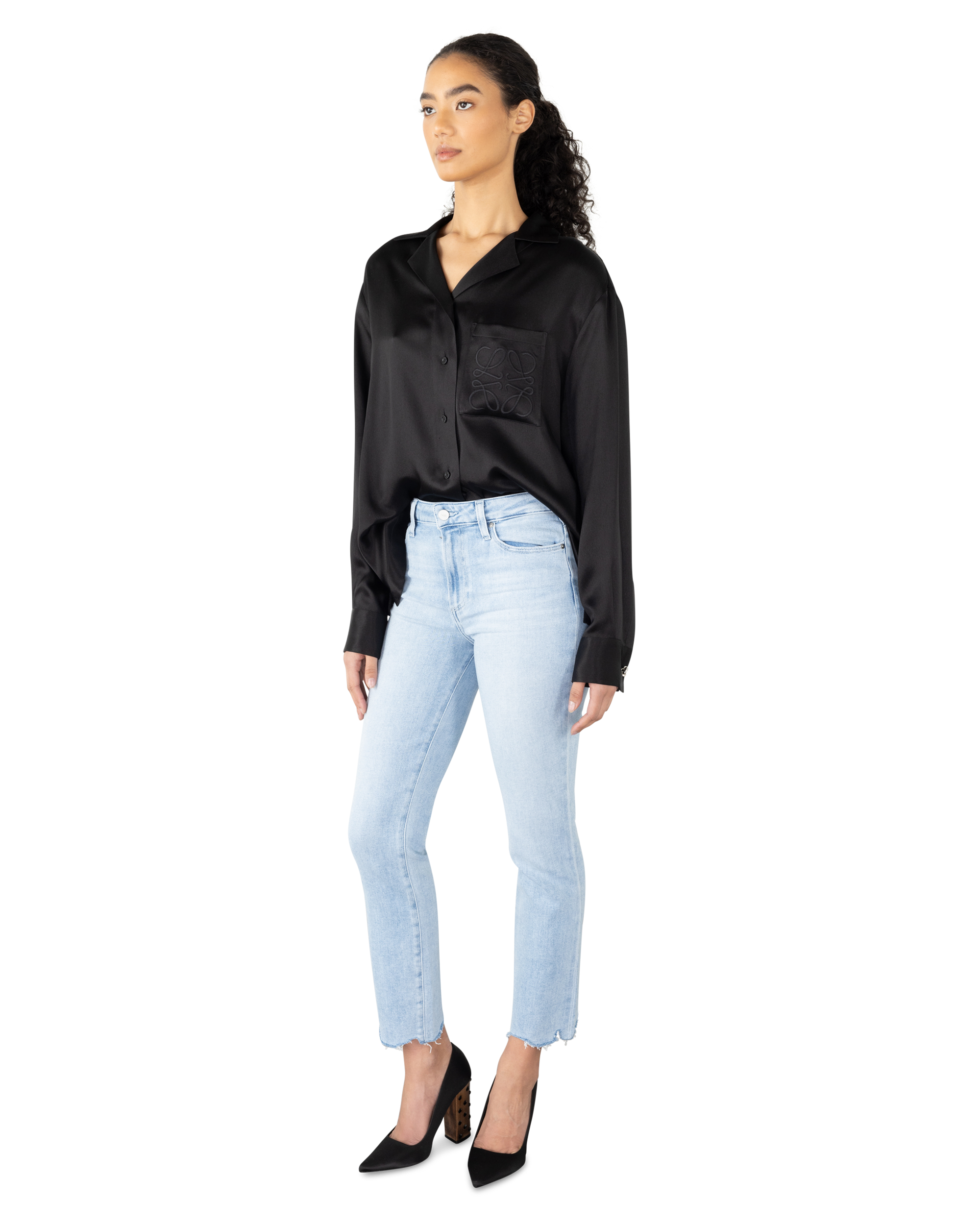 Cindy Stellar Hem Ultra High-Rise Jeans