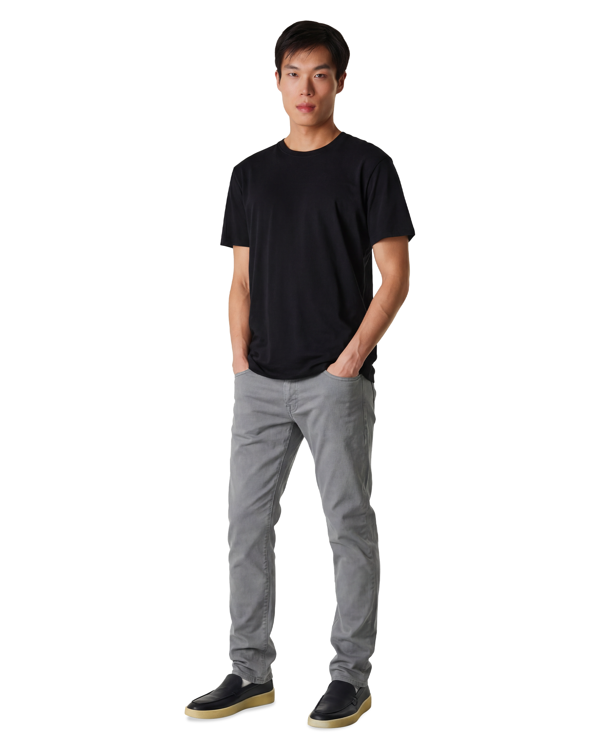 Dylan Slim Skinny Sueded Sateen