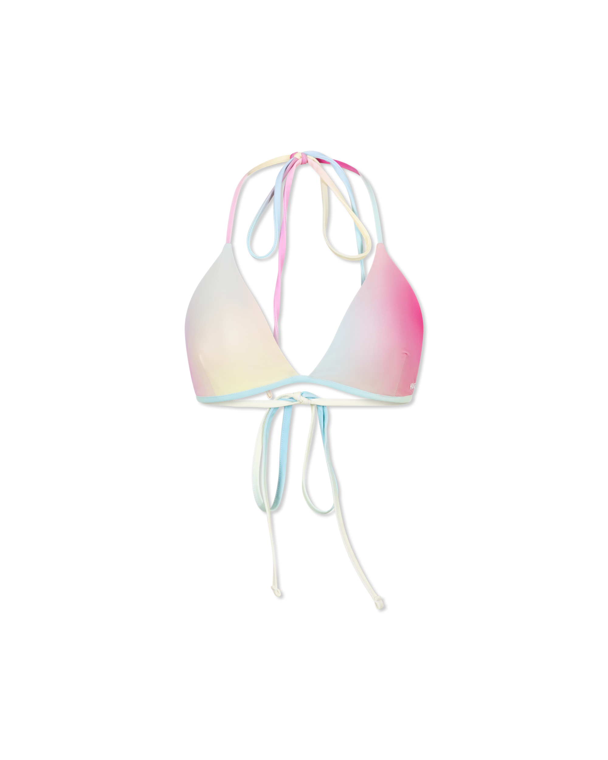 Rainbow Triangle Bikini Top - DIHSAN