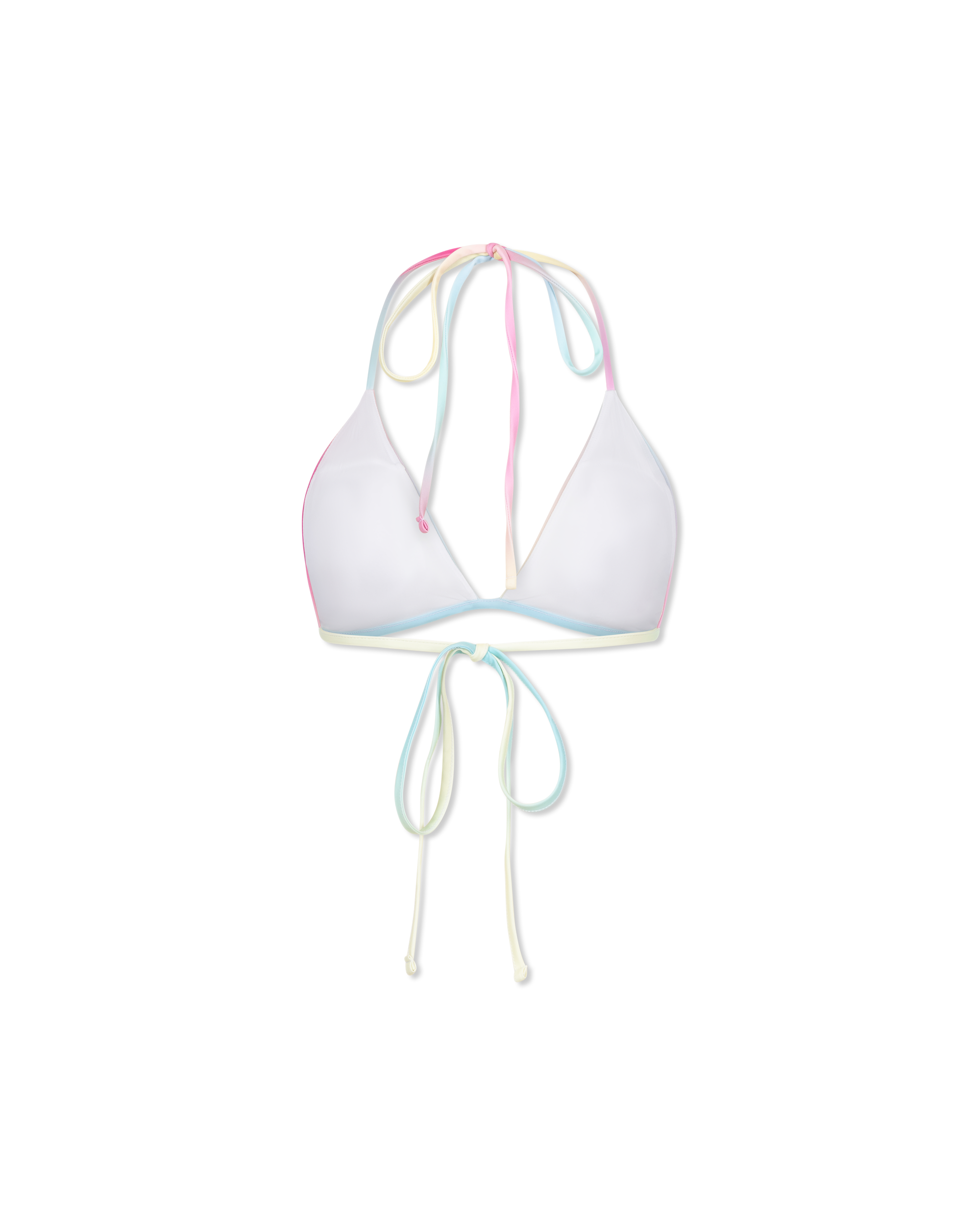 Rainbow Triangle Bikini Top - DIHSAN