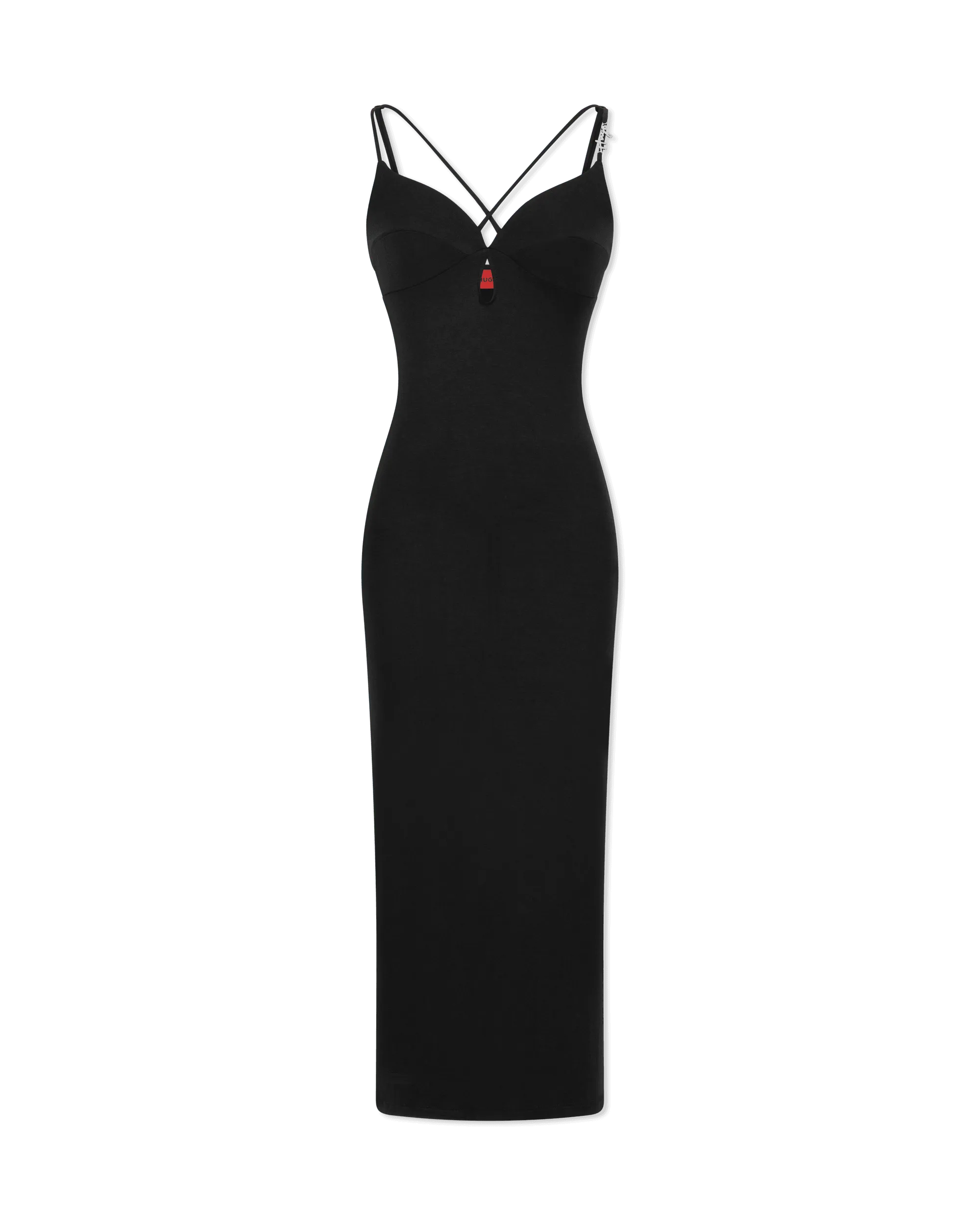 Nandrea Cross-Strap Jersey Dress - DIHSAN