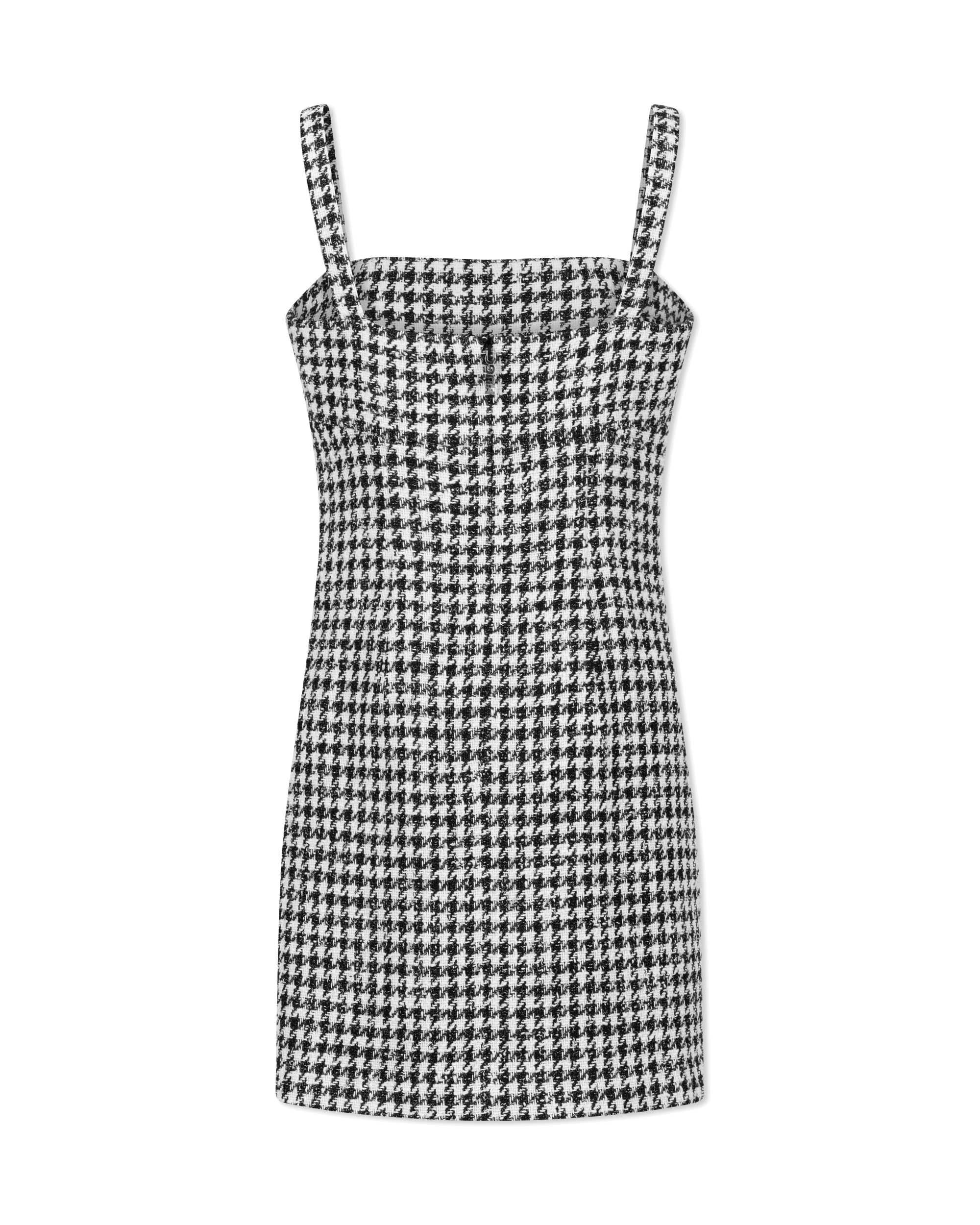 Keluno Houndstooth Mini Dress