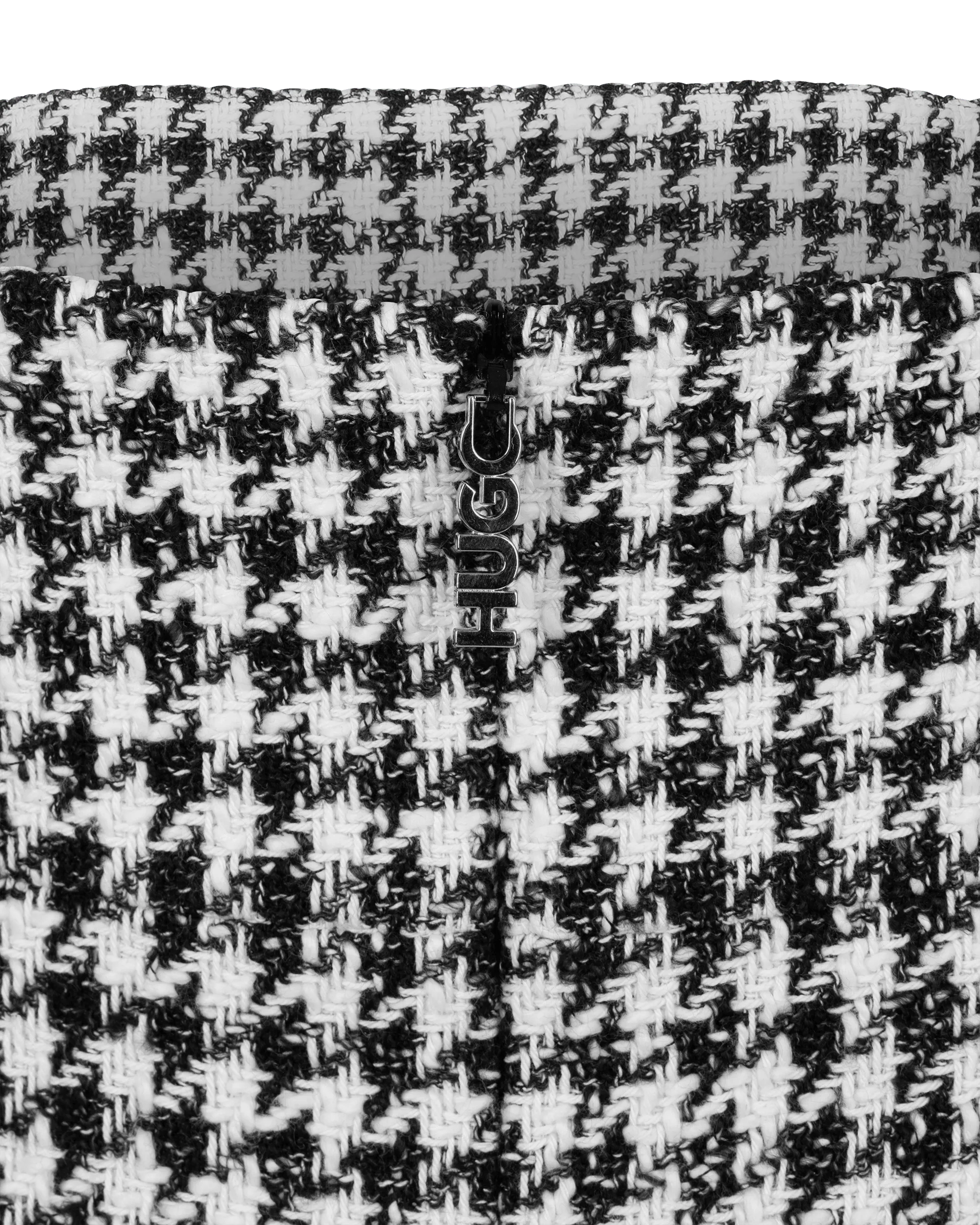 Keluno Houndstooth Mini Dress