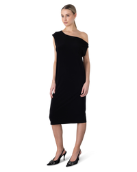 Norma Kamali Drop Shoulder Dress
