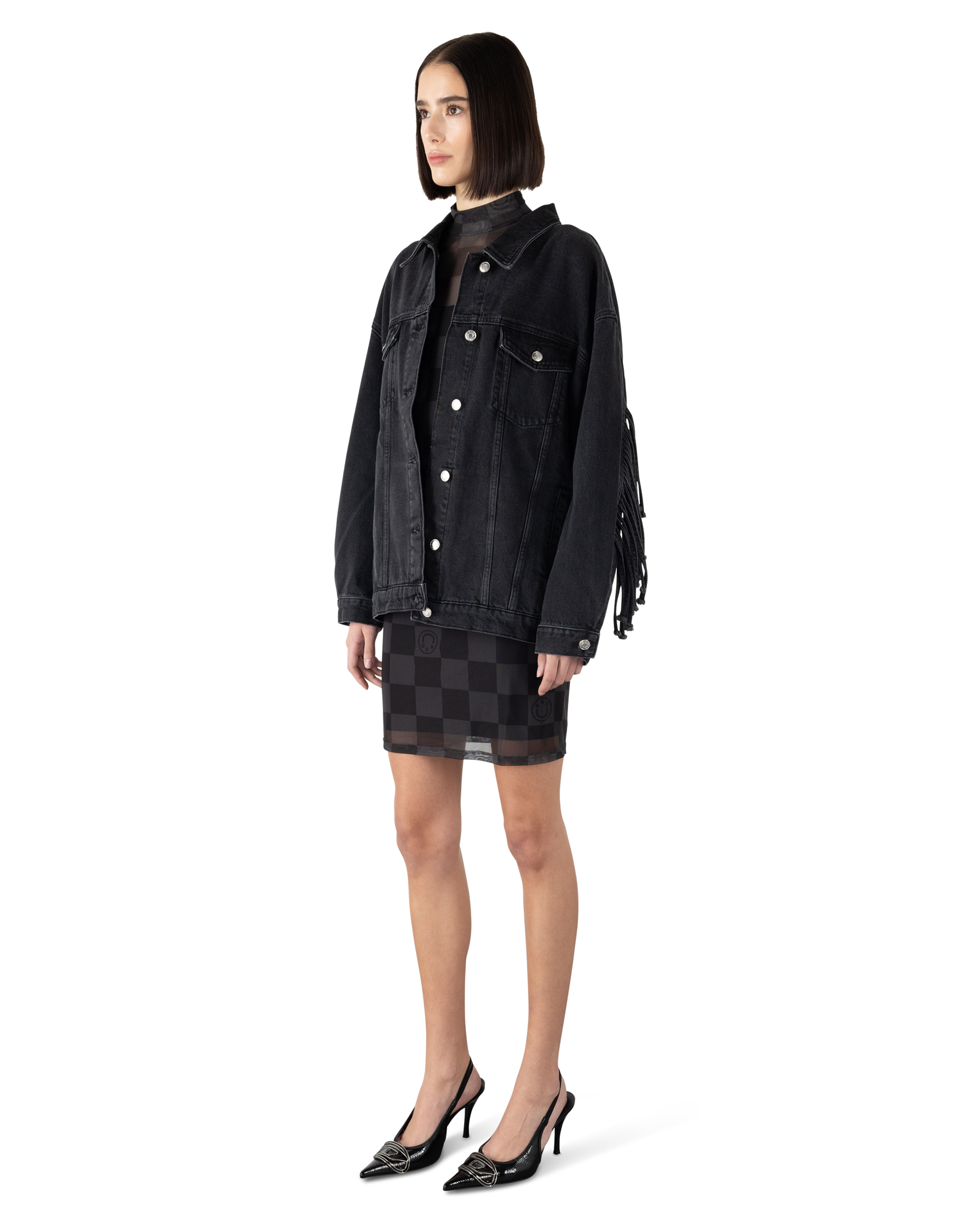 Icon 2 Fringe Denim Jacket