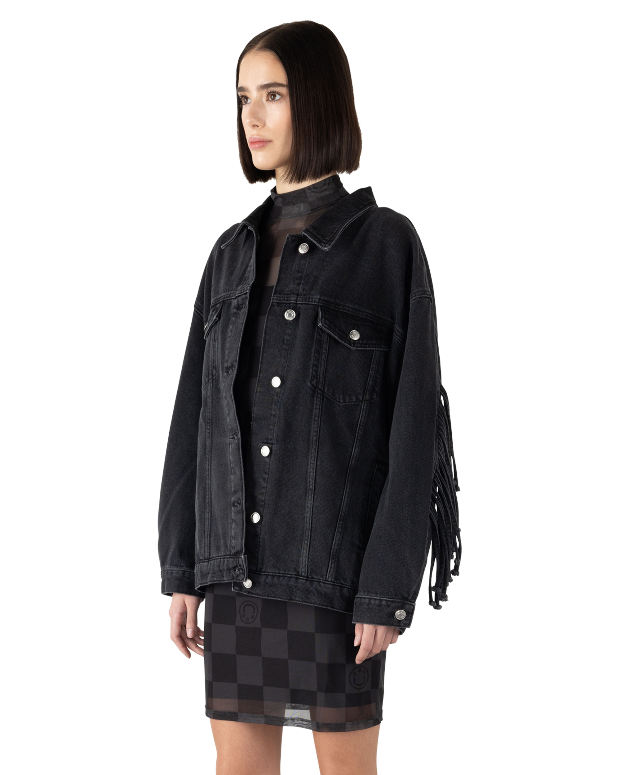 Icon 2 Fringe Denim Jacket