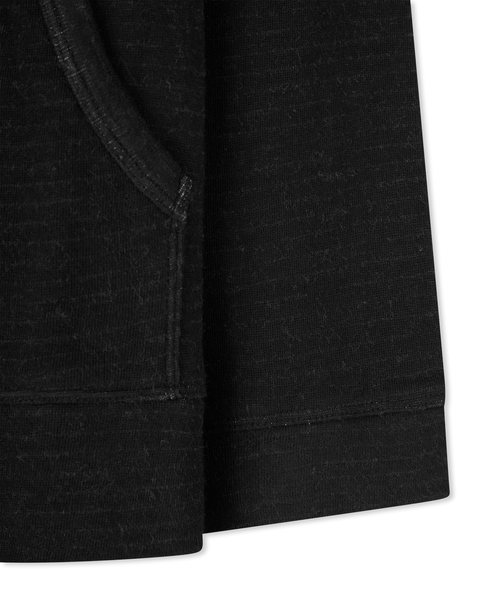 Double Plaited Knit Zip Hoodie