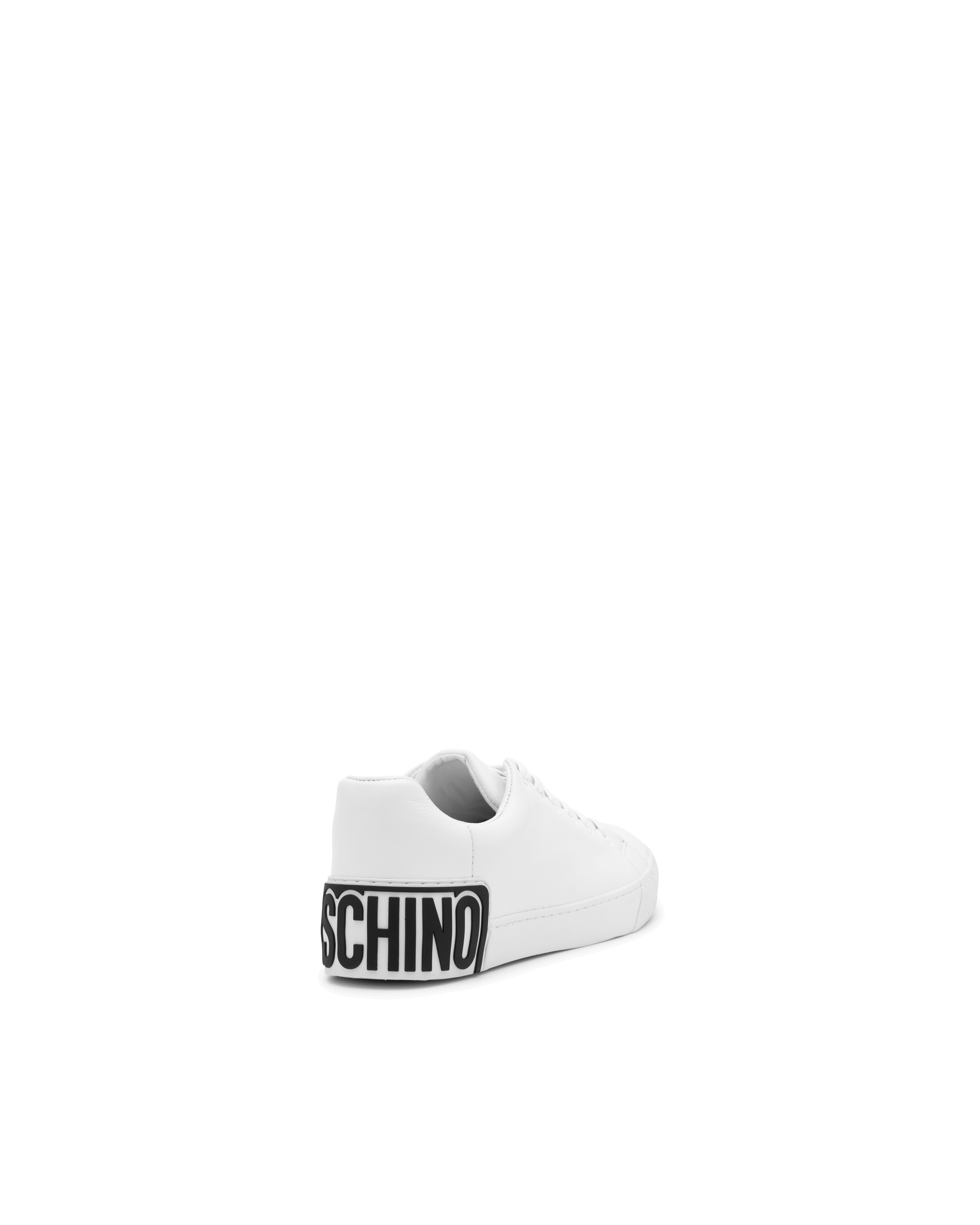 Logo Leather Low-Top Sneakers