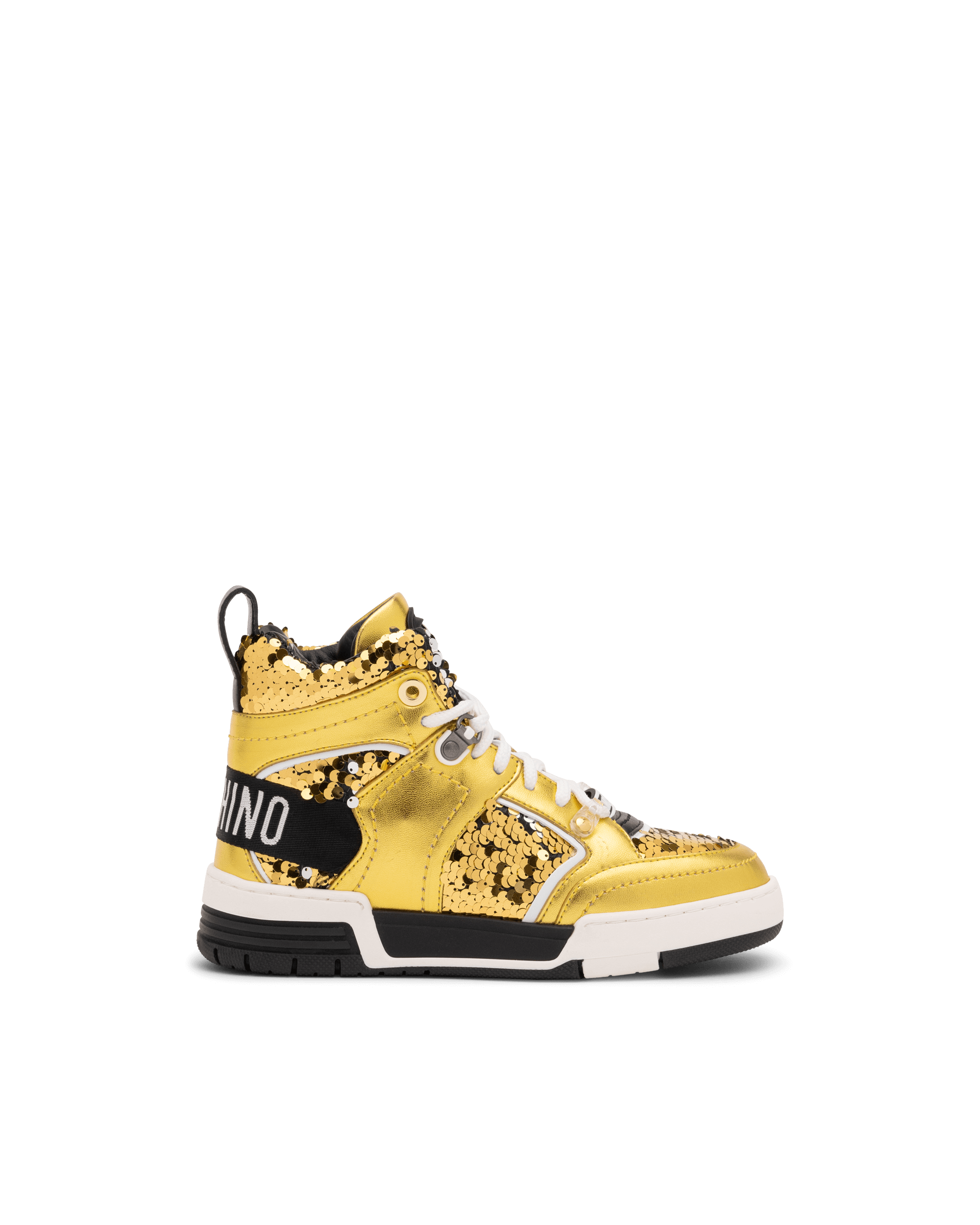Streetball Sequin High-Top Sneakers