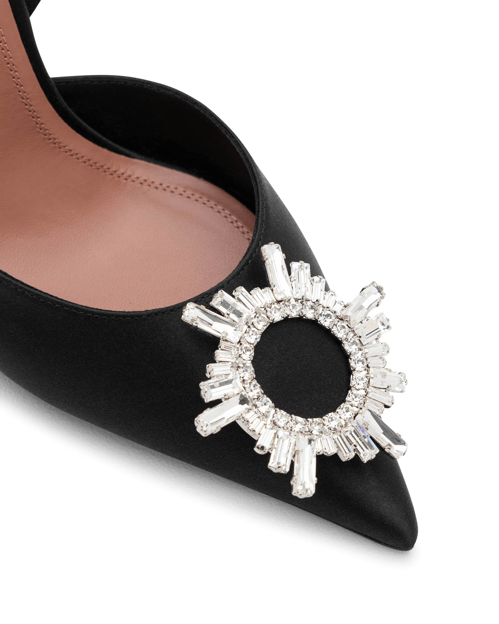 Begum Satin Sling Pumps