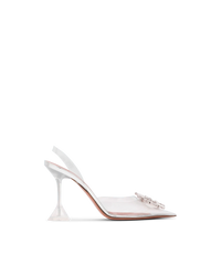 Begum Glass Sling Pumps - DIHSAN