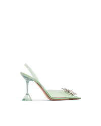 Begum Glass Sling Pumps - DIHSAN
