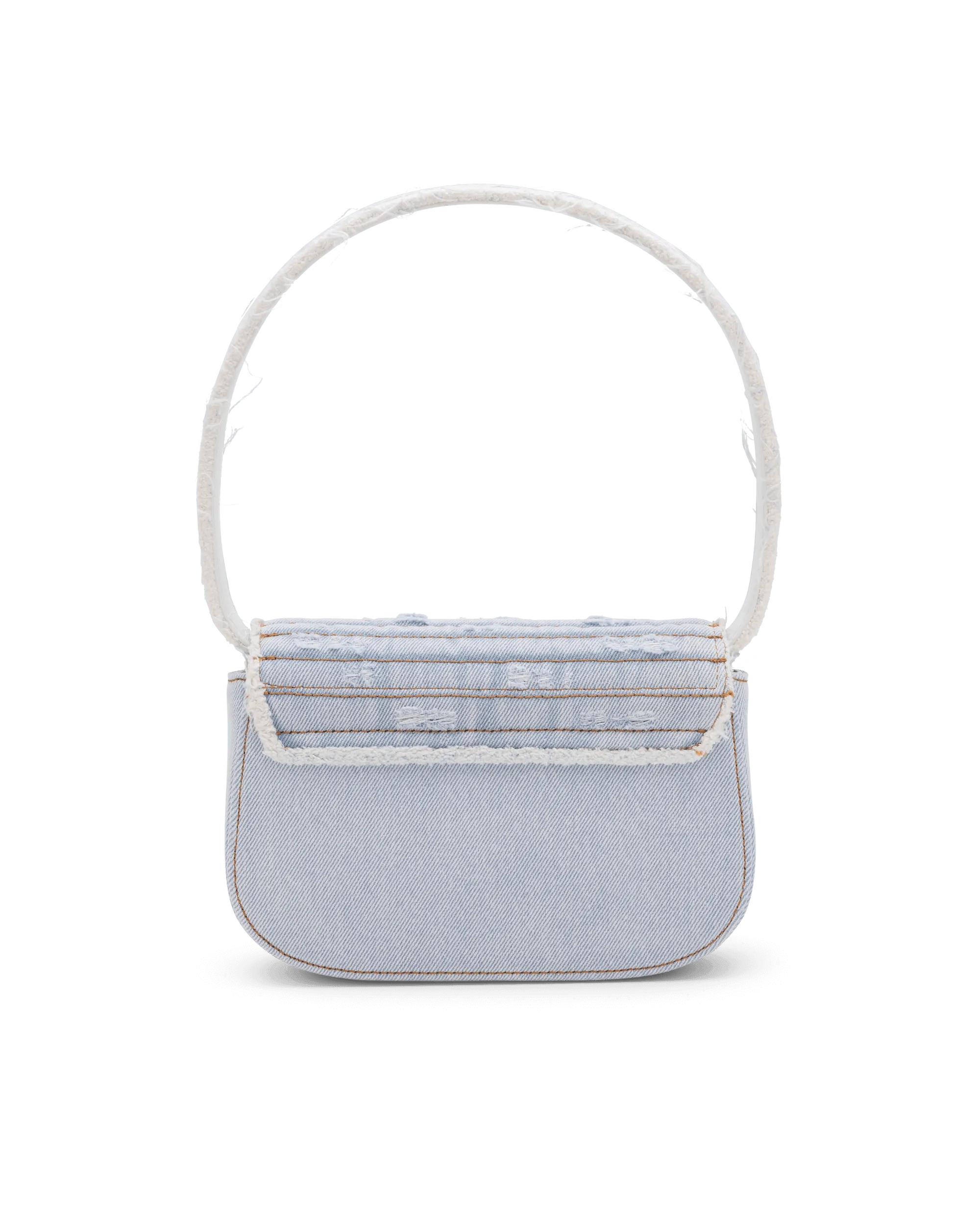 1DR Small Denim Crystal Shoulder Bag