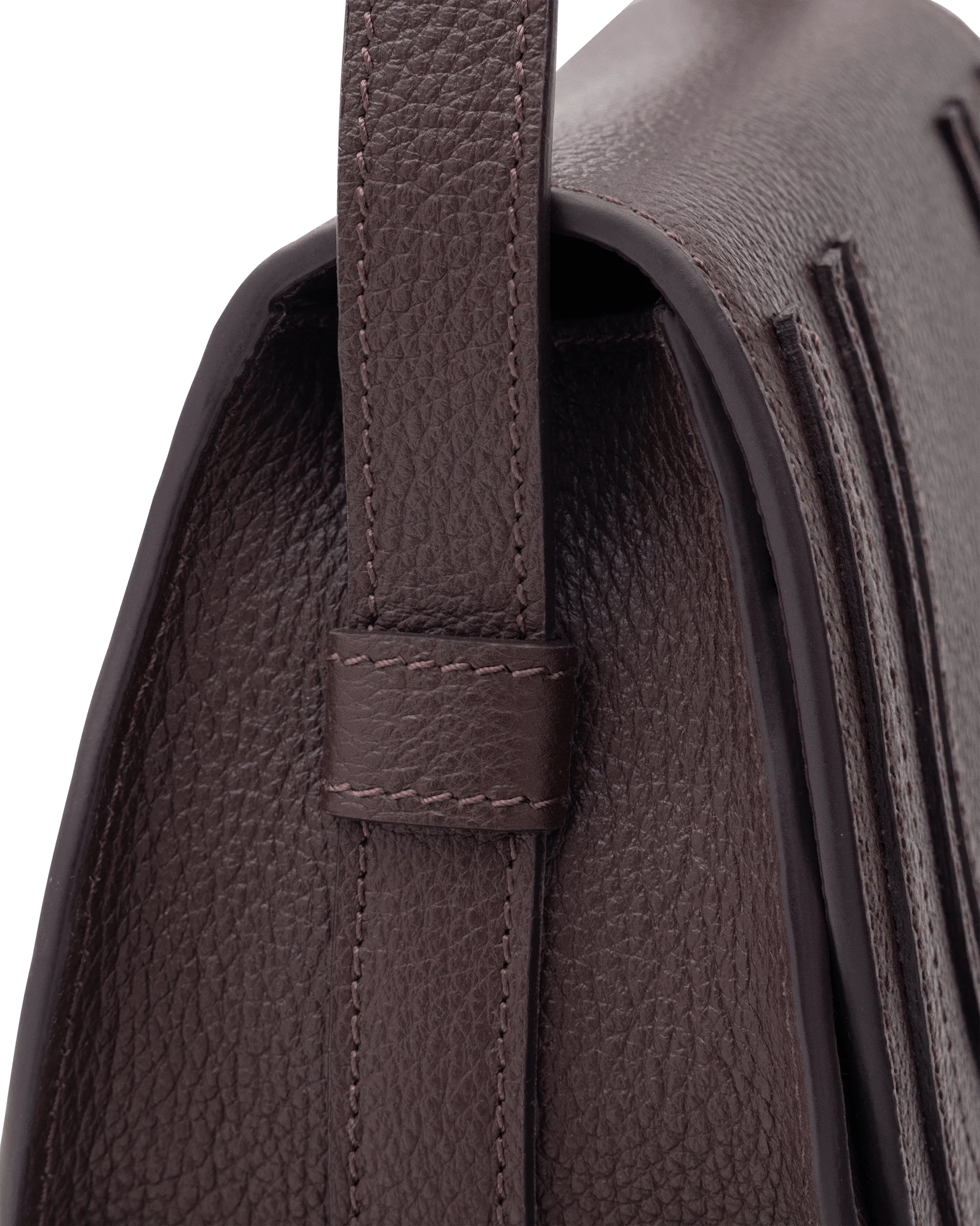 Small Marcie Leather Saddle Bag - DIHSAN