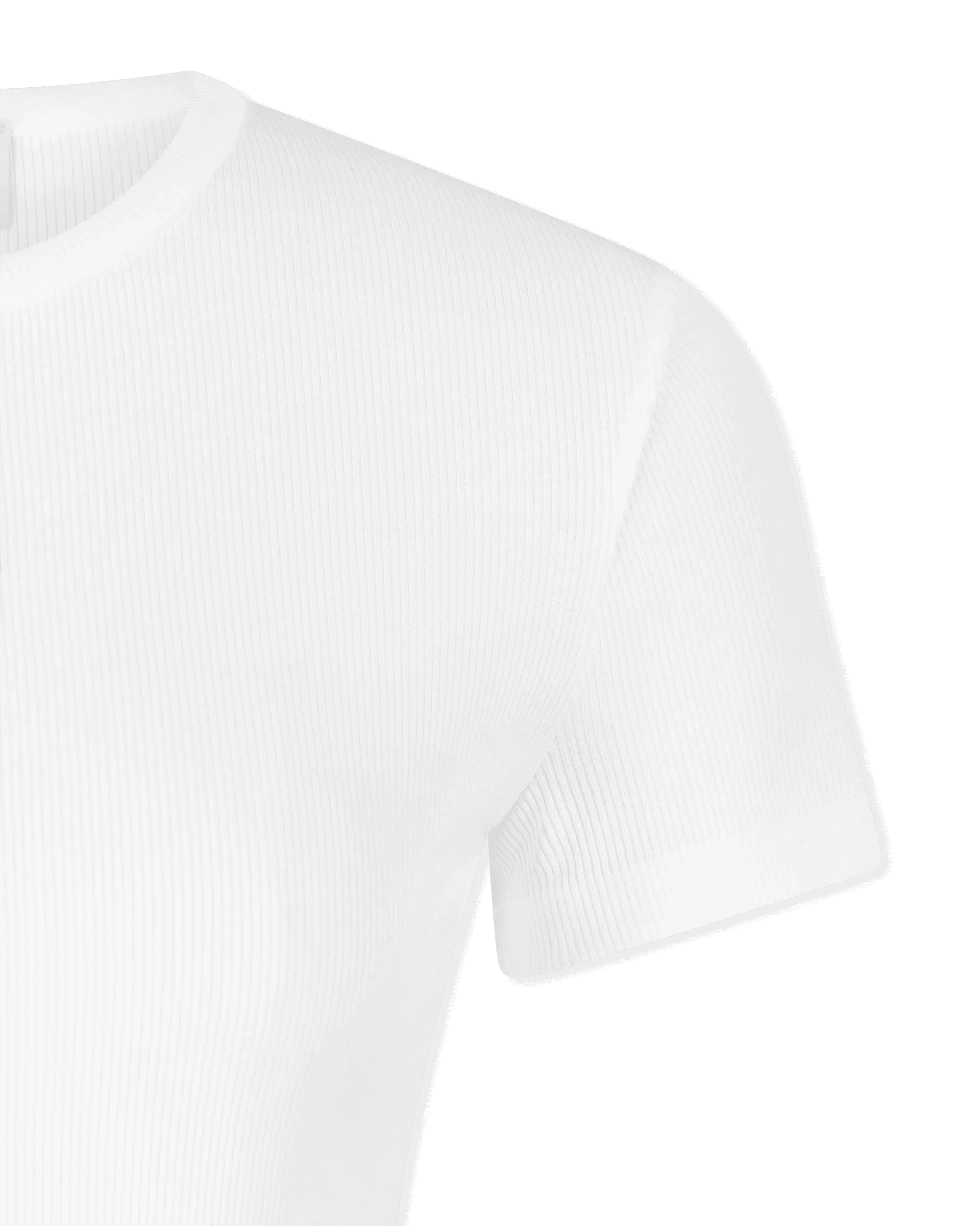 Ribbed Logo T-Shirt