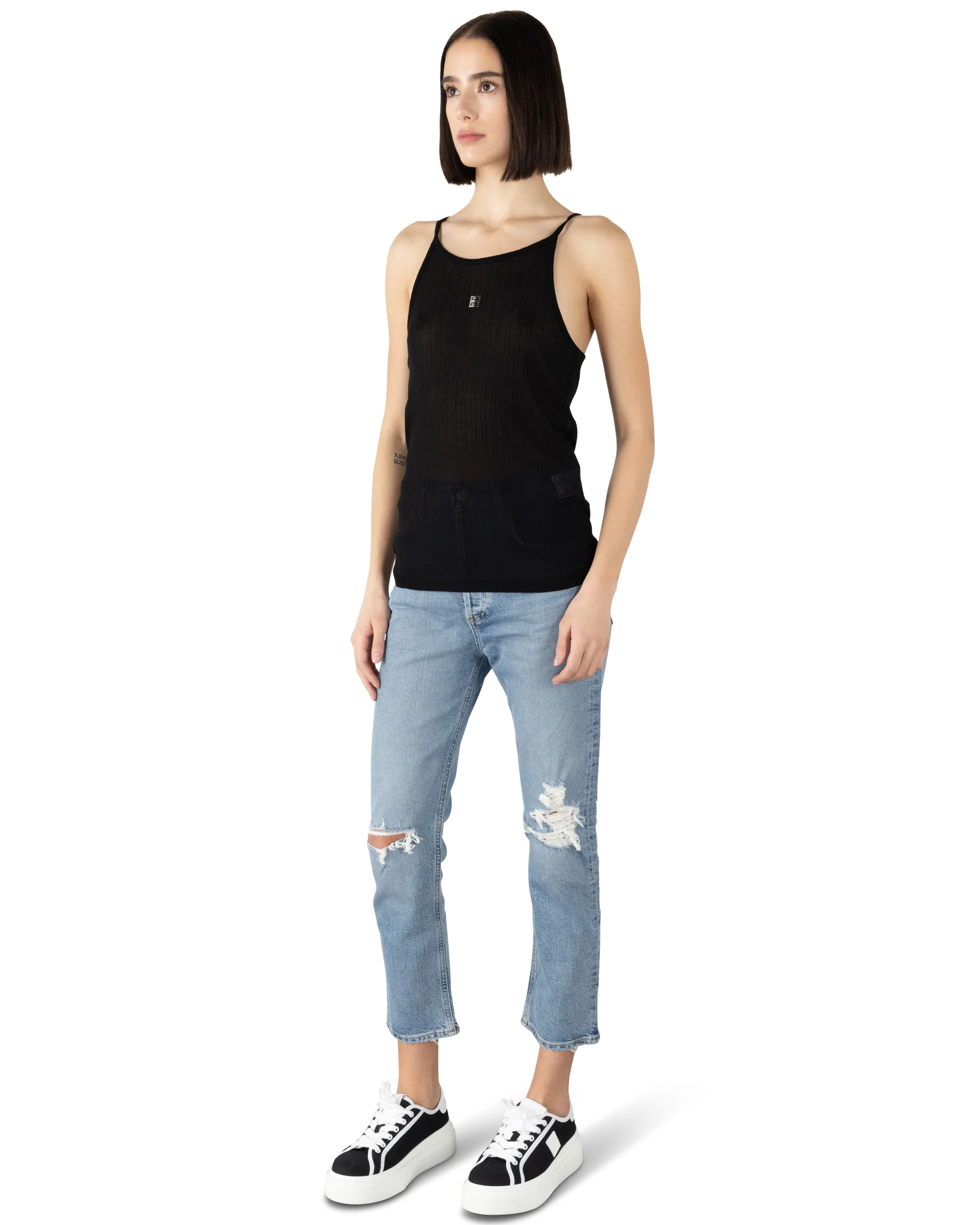 4G Fitted Tank Top