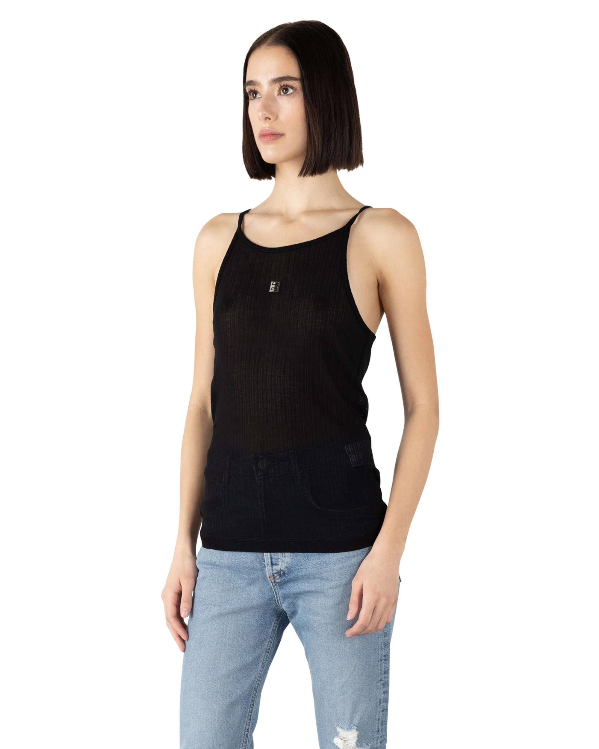 4G Fitted Tank Top