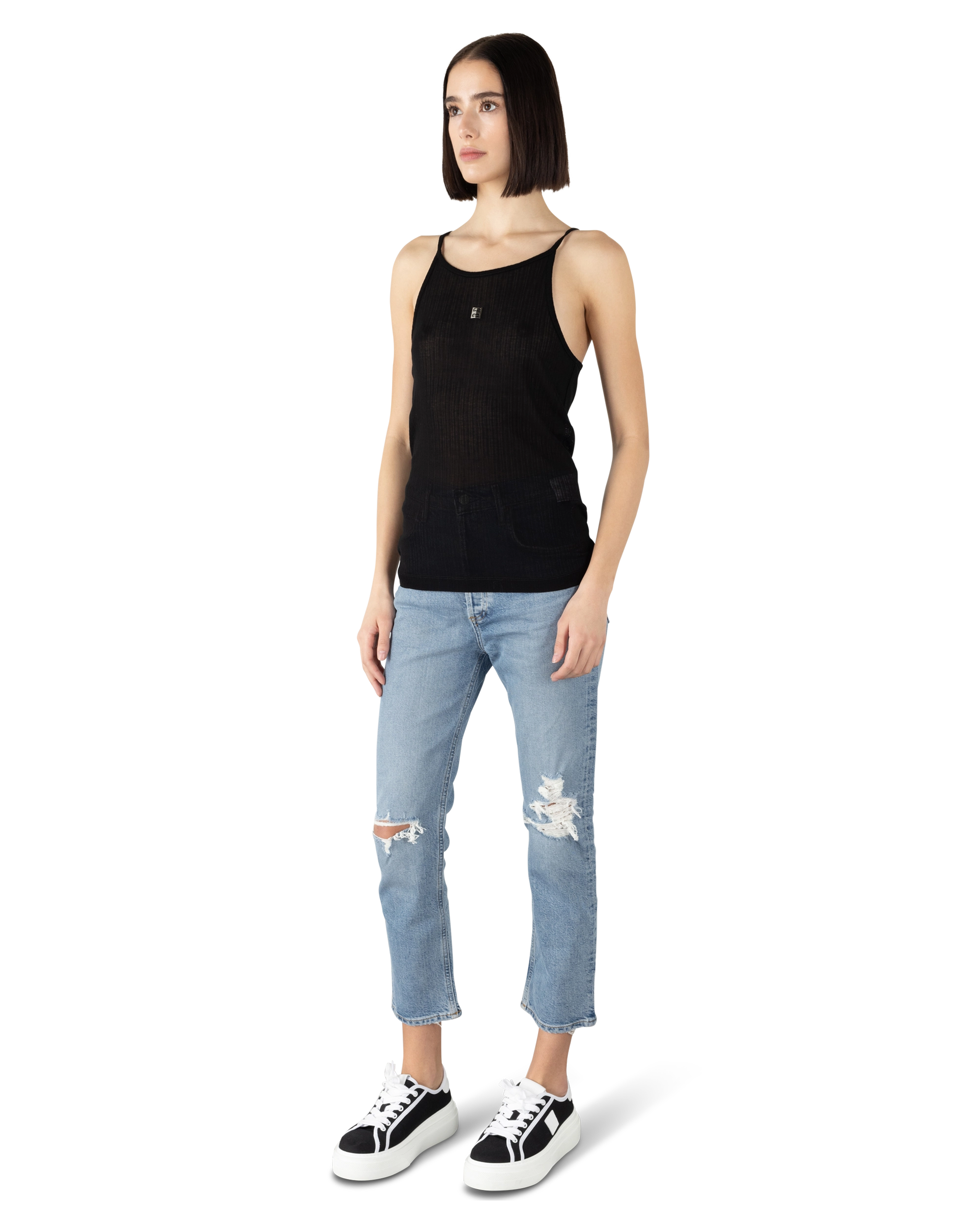 4G Fitted Tank Top