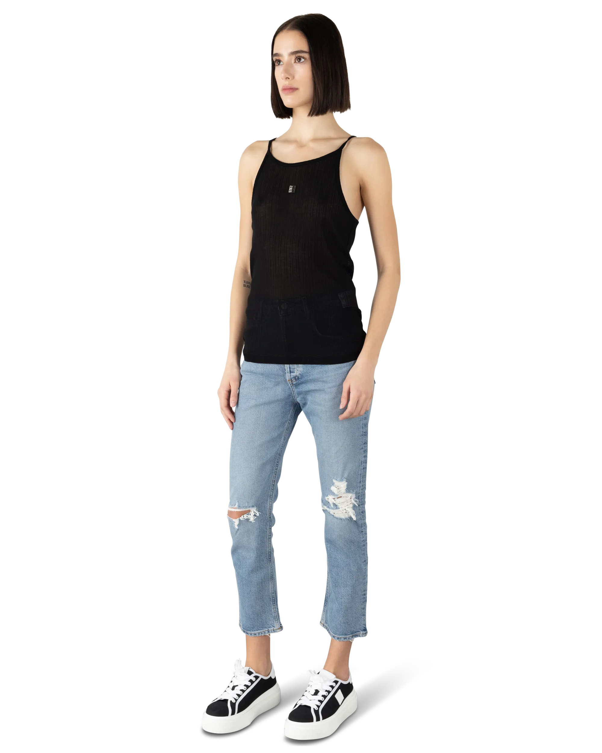 4G Fitted Tank Top