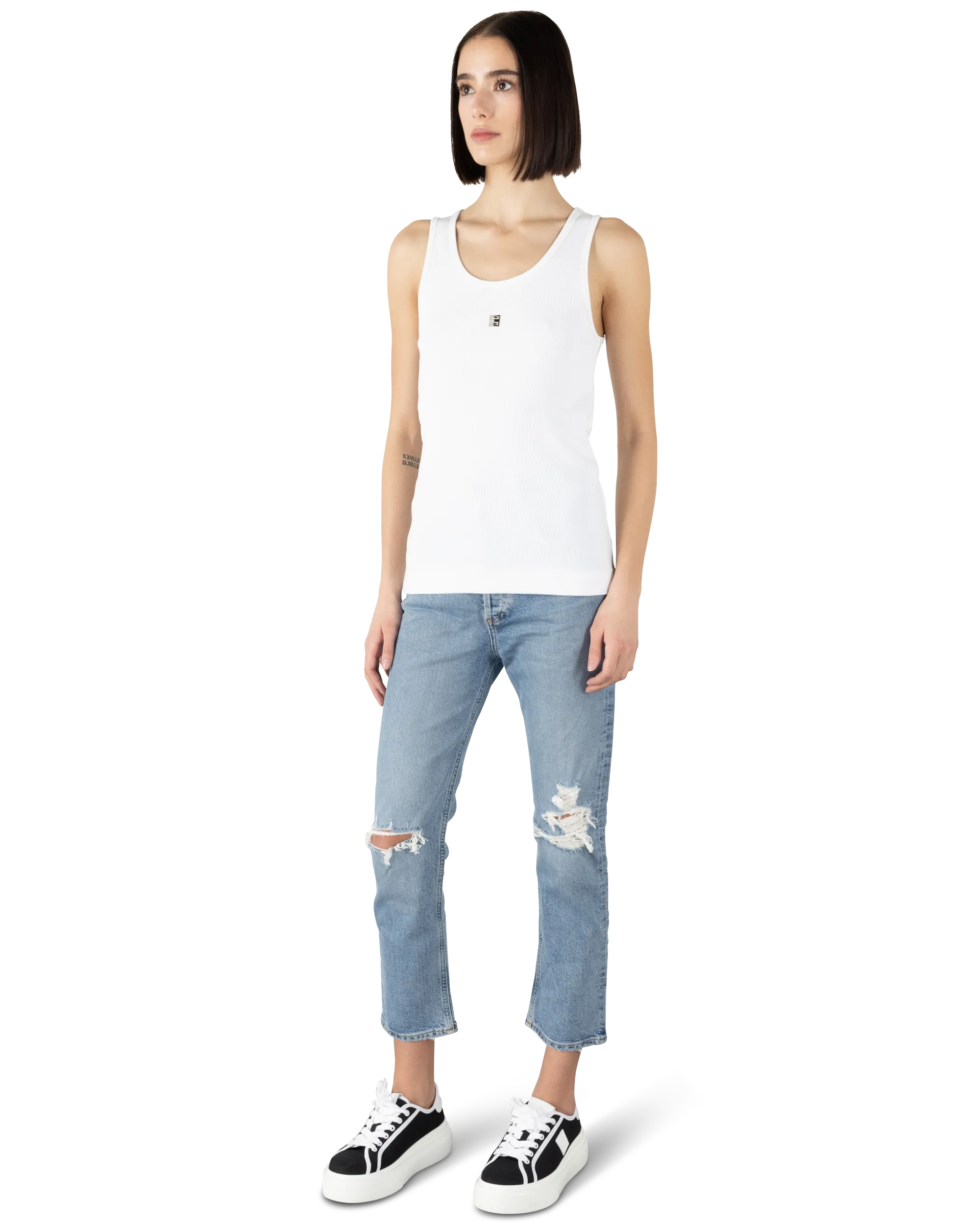 Extra Slim Fit Ribbed Tank Top