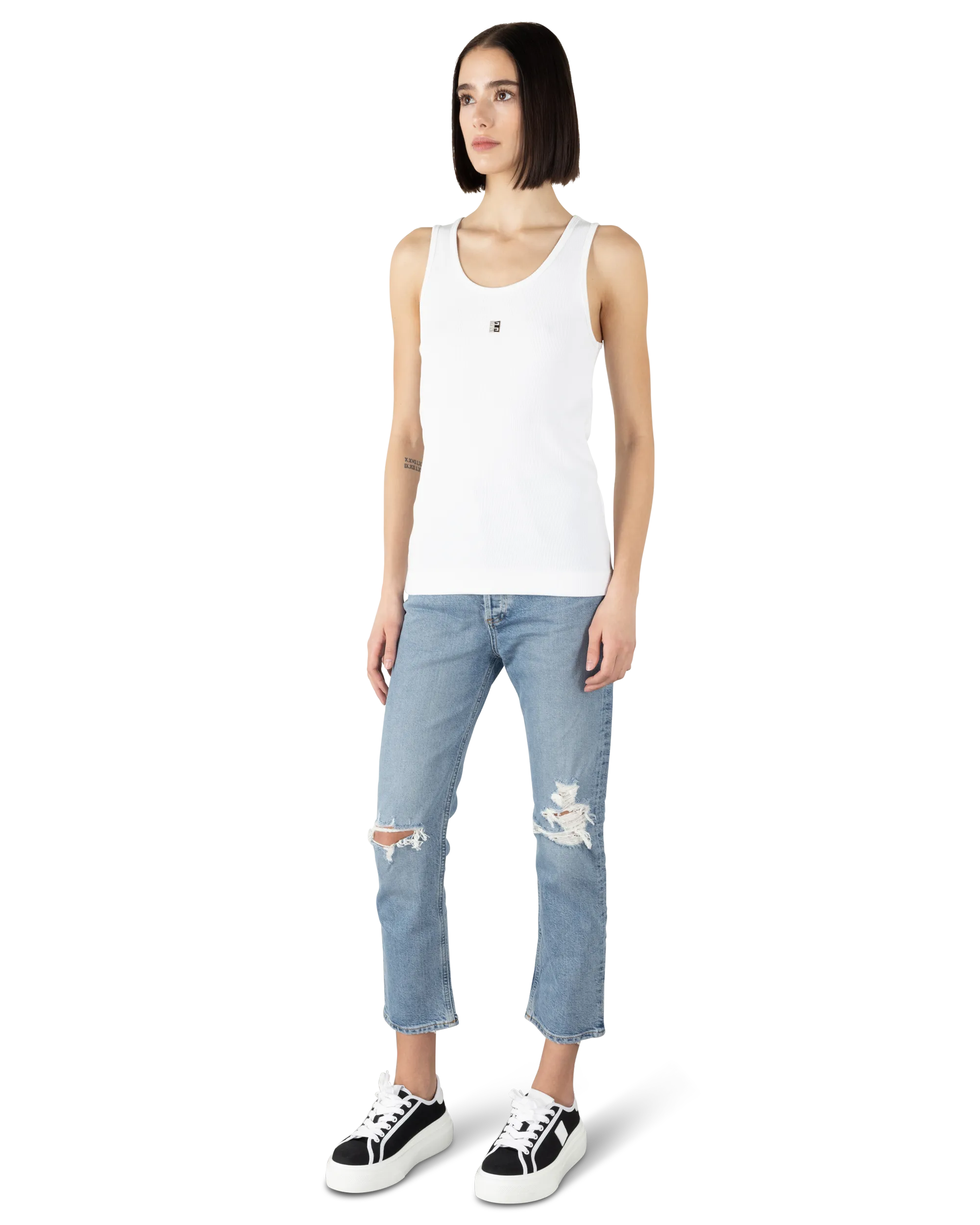 Extra Slim Fit Ribbed Tank Top