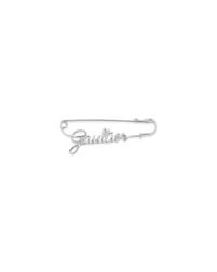 Silver Brass The Gaultier Safety Pin Brooch by Jean Paul Gaultier | DIHSAN