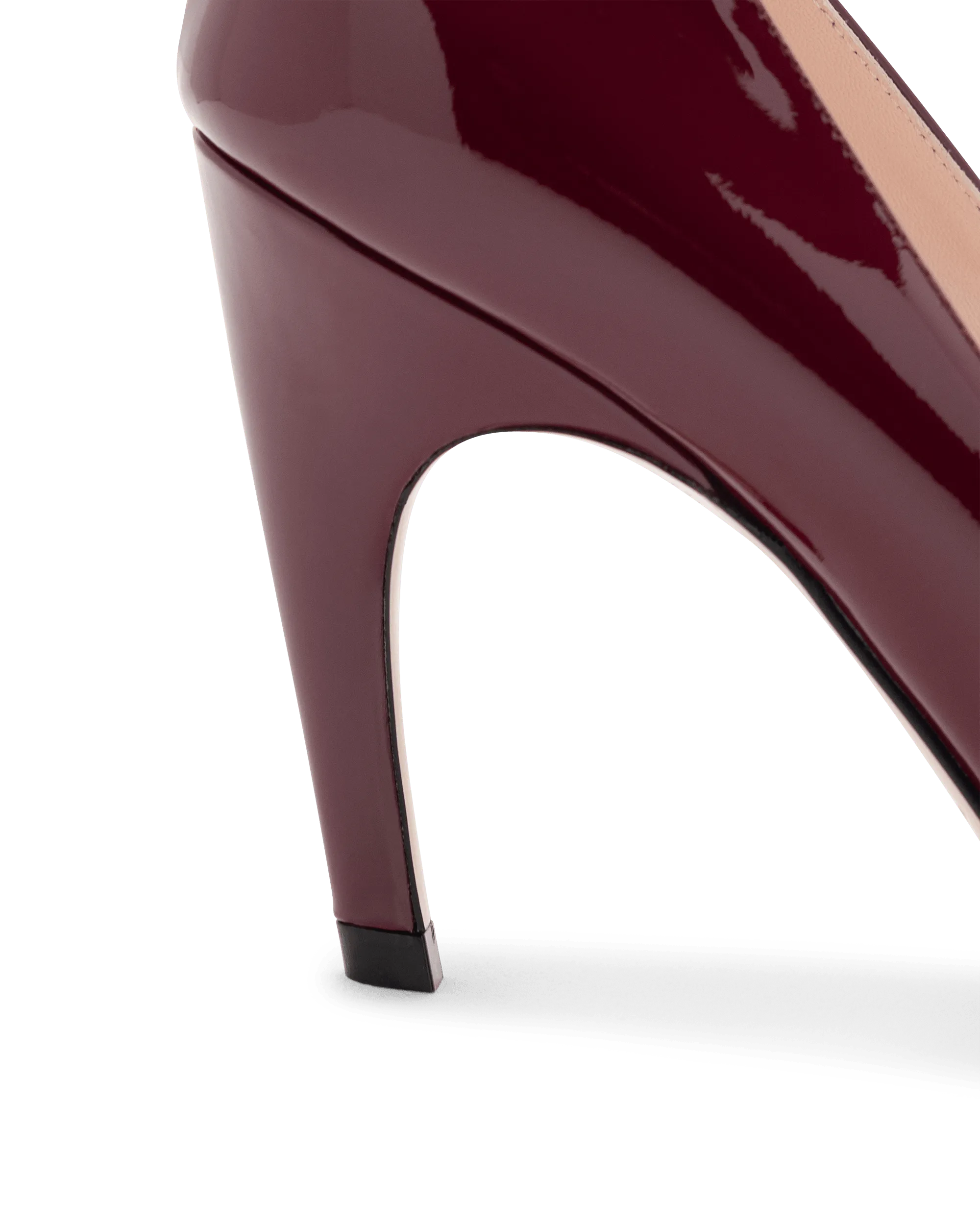 Viv' Choc Patent Leather Buckle Pumps