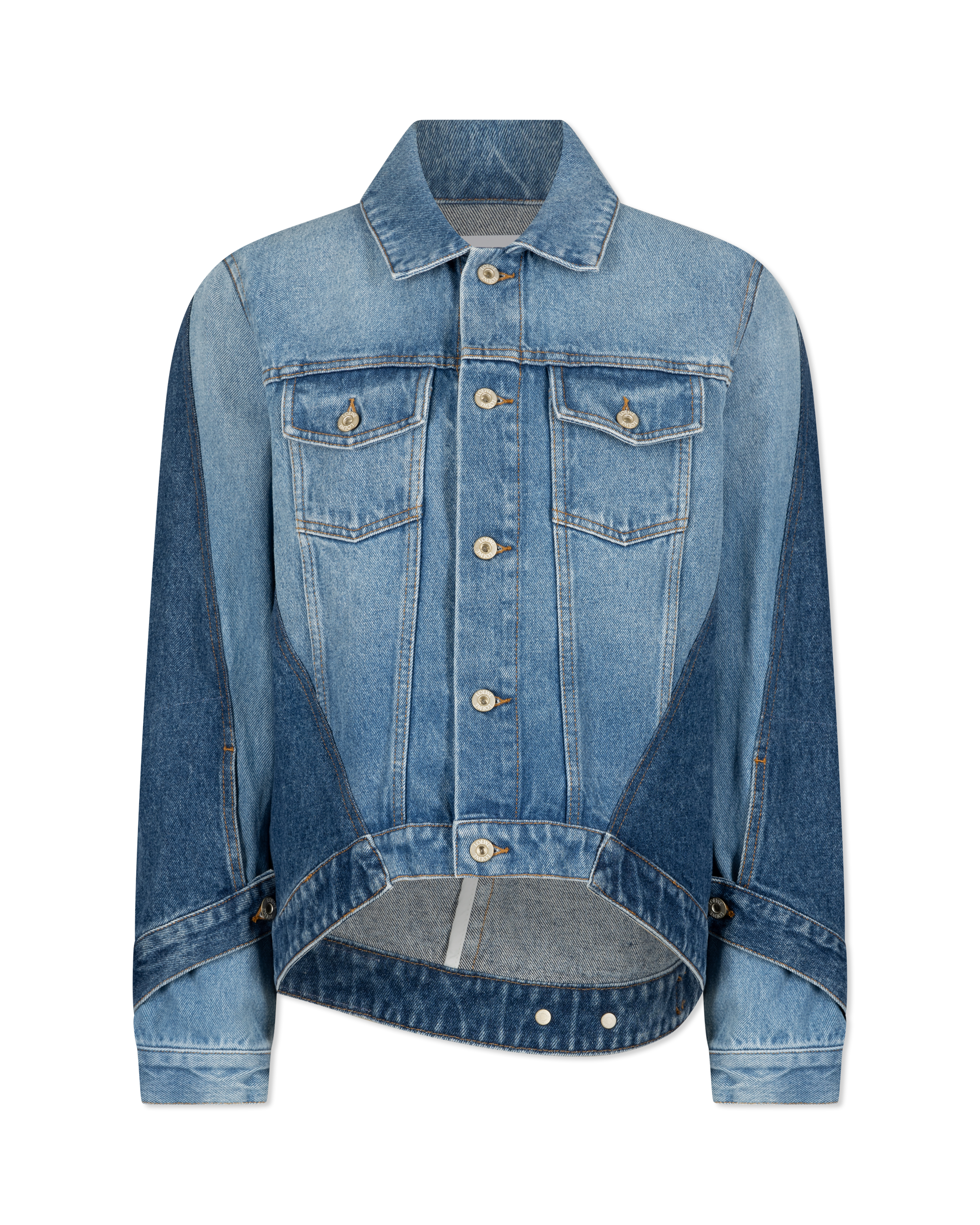 Cotton Trompe L'Oeil Denim Jacket