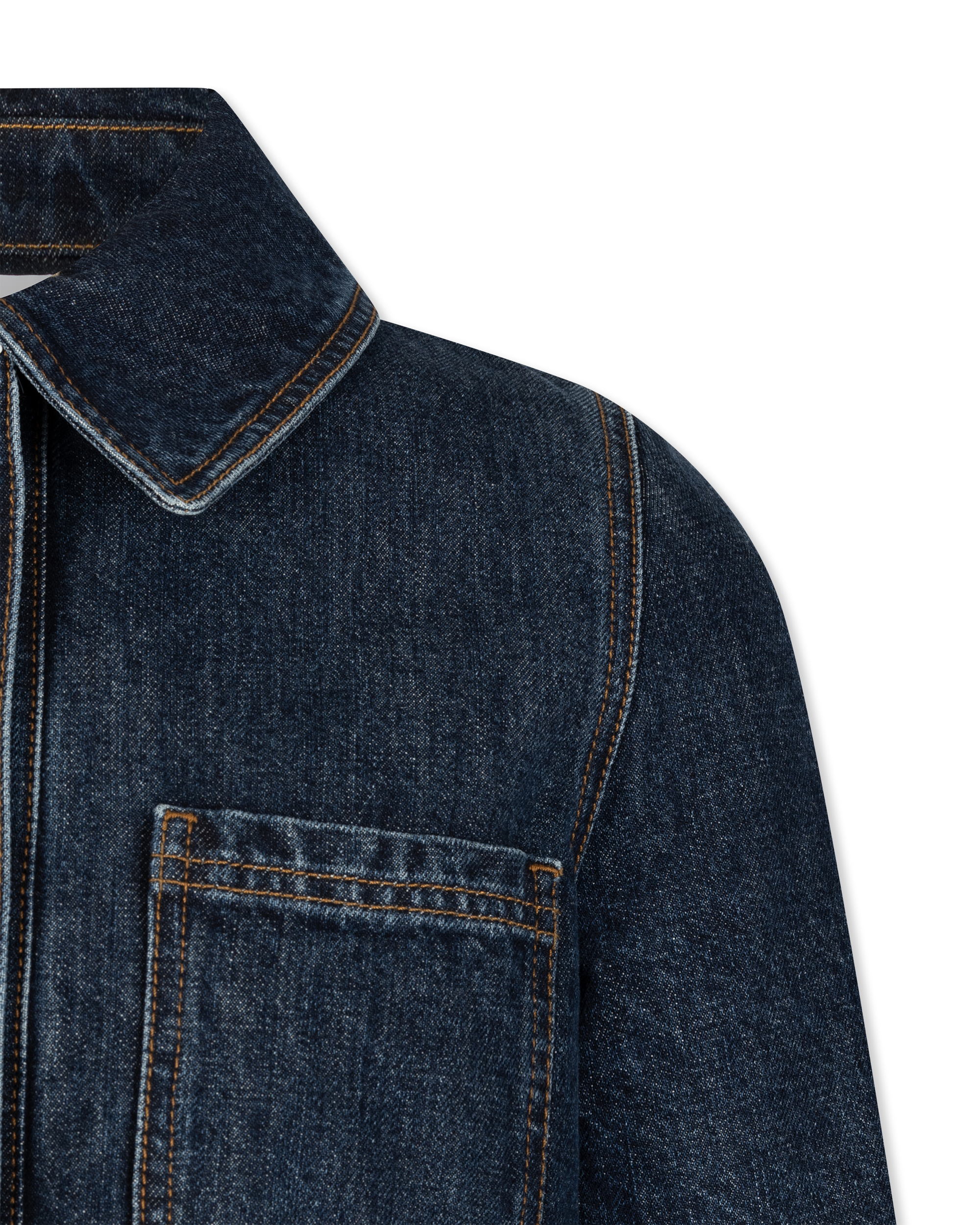 Reproportioned Cropped Denim Jacket