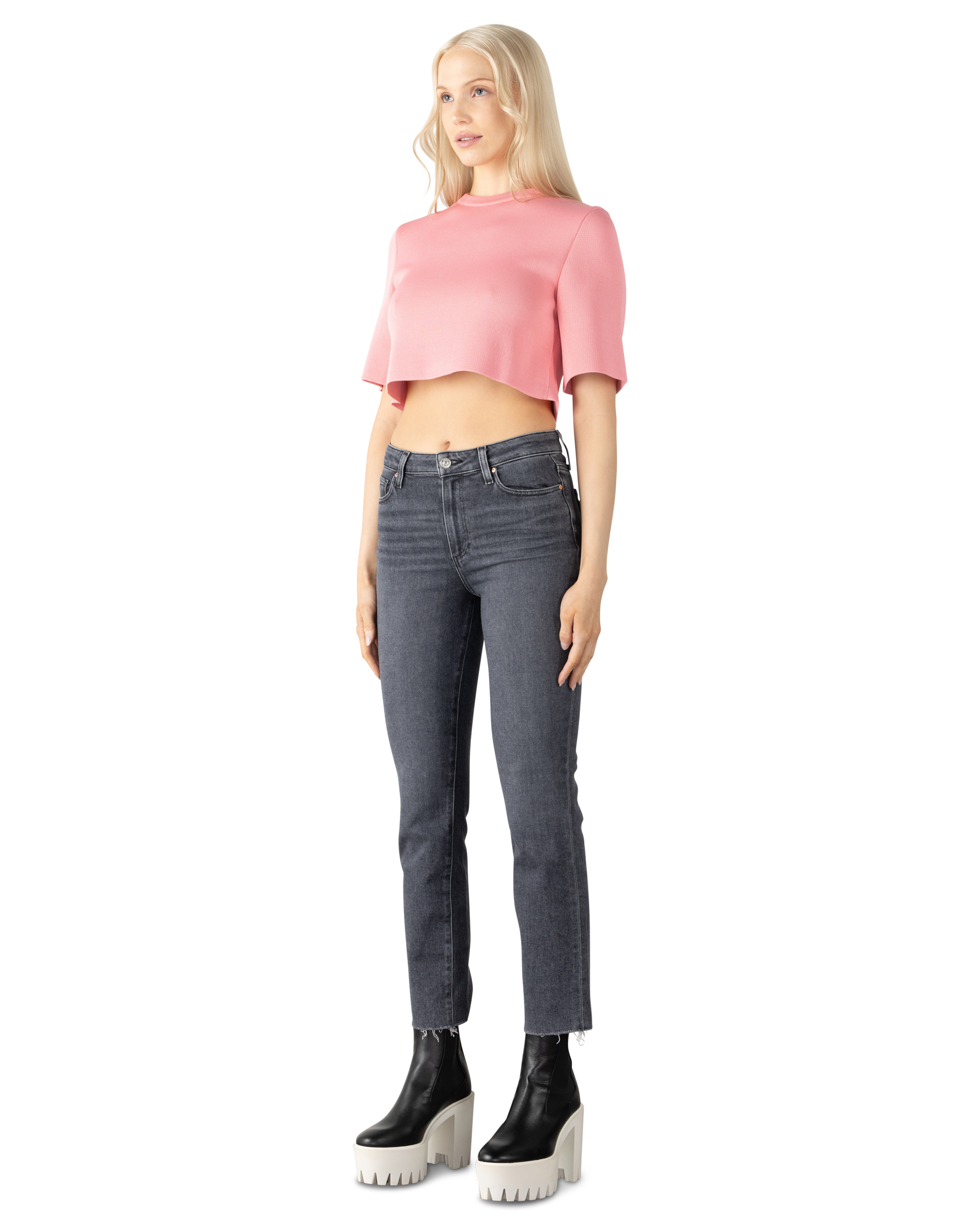 Reproportioned Crop Top T-Shirt