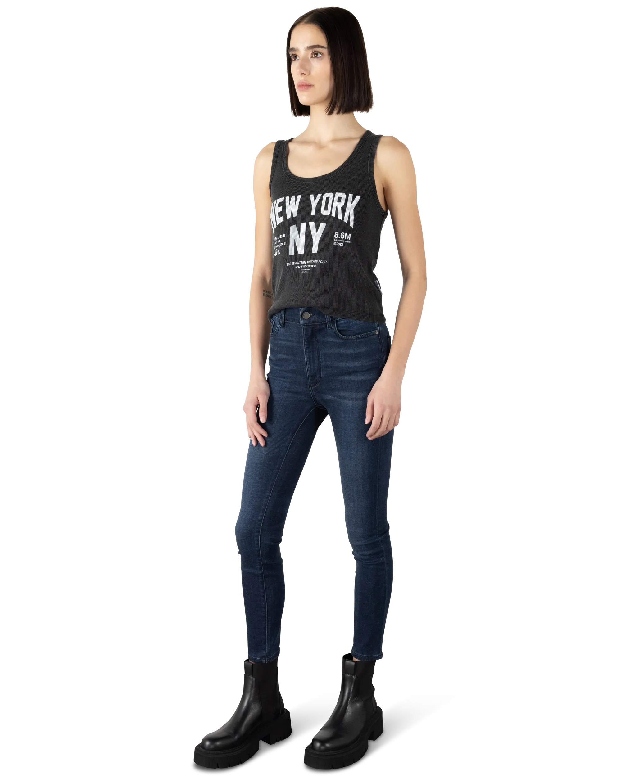 Farrow Skinny High Rise Jeans