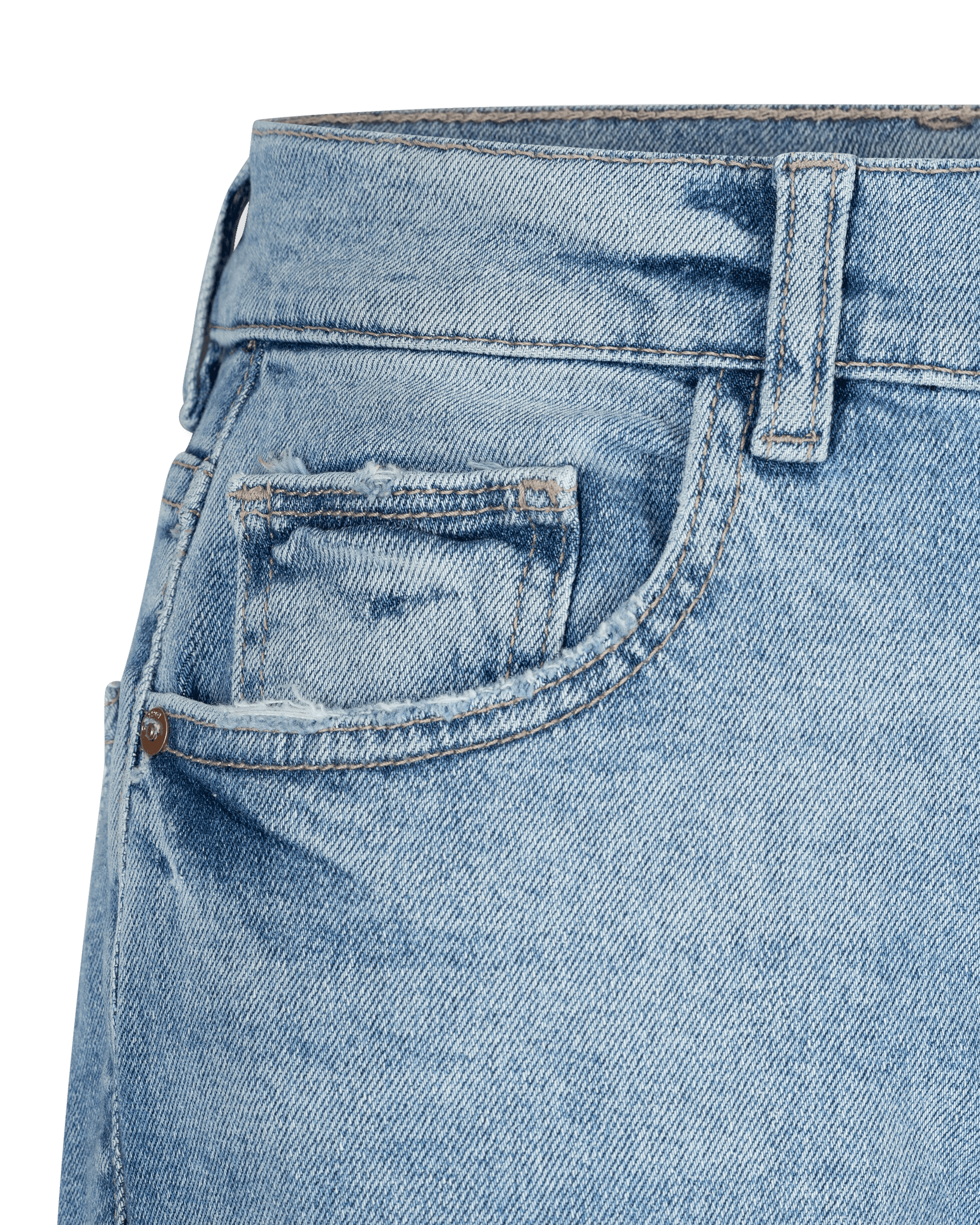 Patti High Rise Straight 27" Jeans