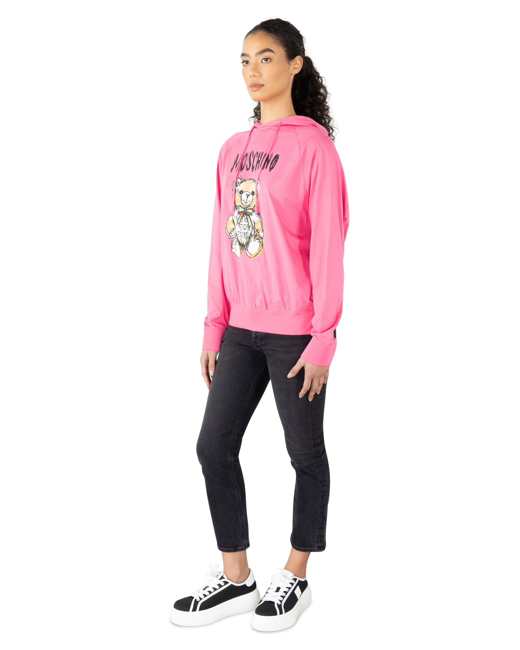 Drawn Teddy Bear Hoodie