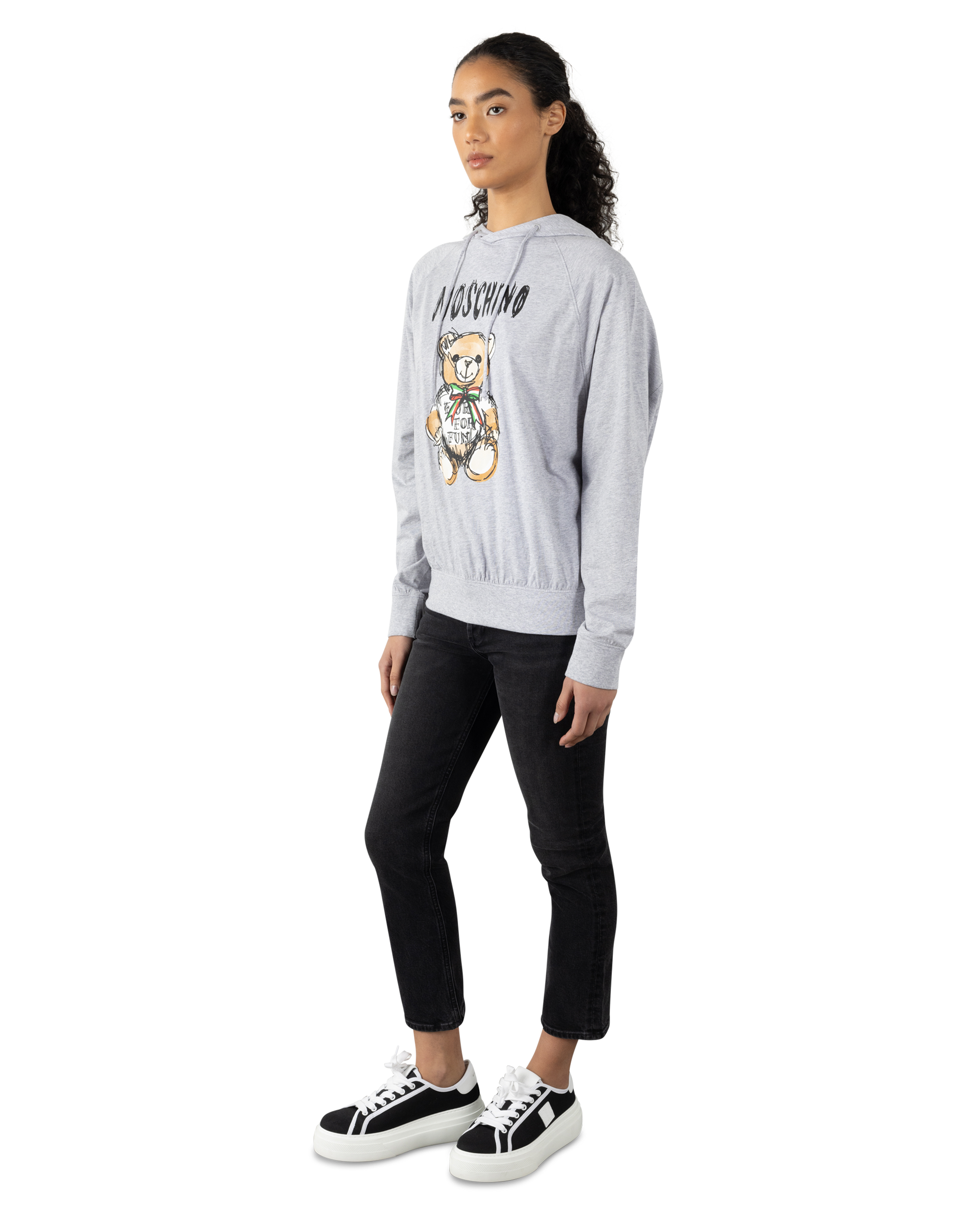 Drawn Teddy Bear Hoodie