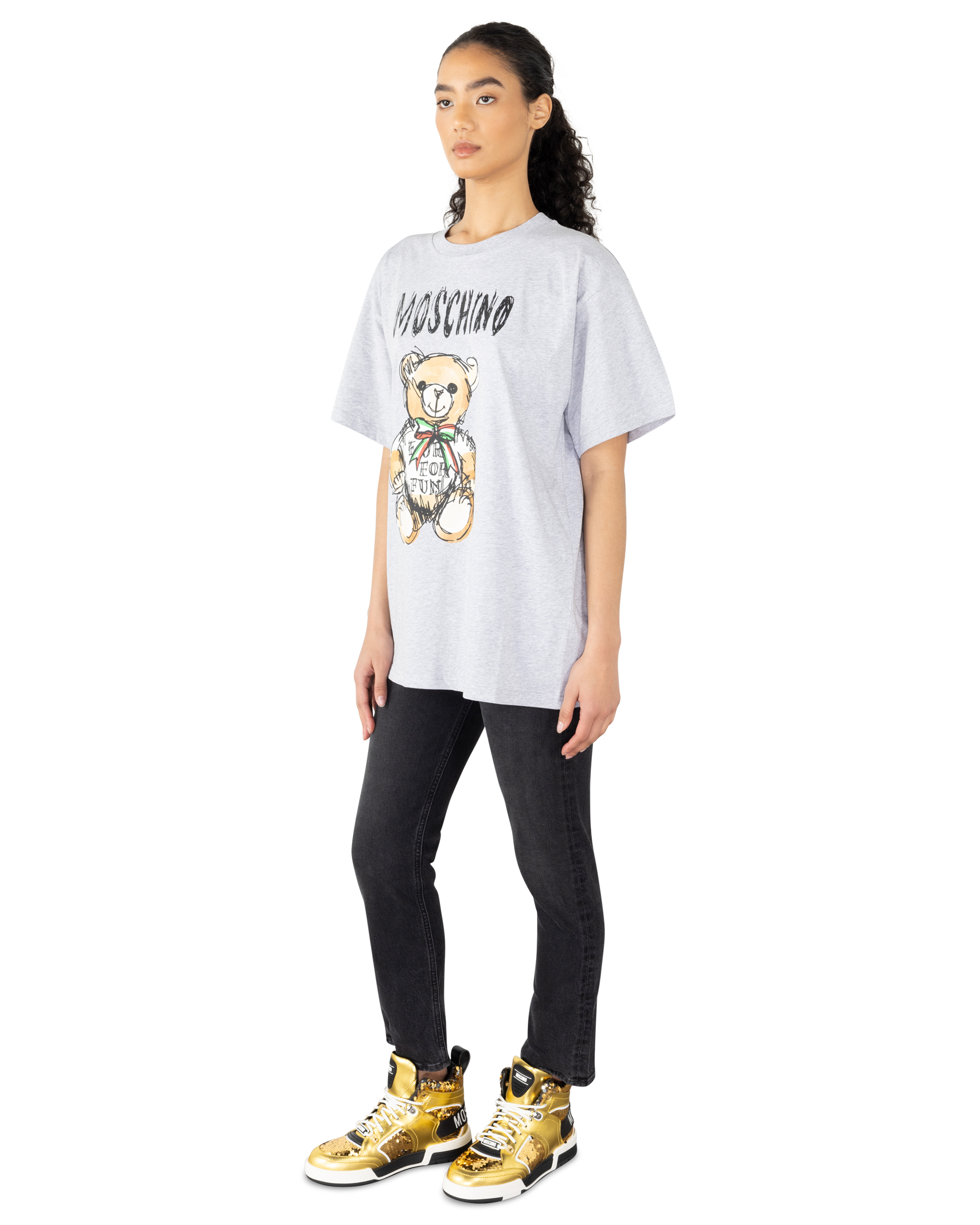 Drawn Teddy Bear Organic Jersey T-Shirt