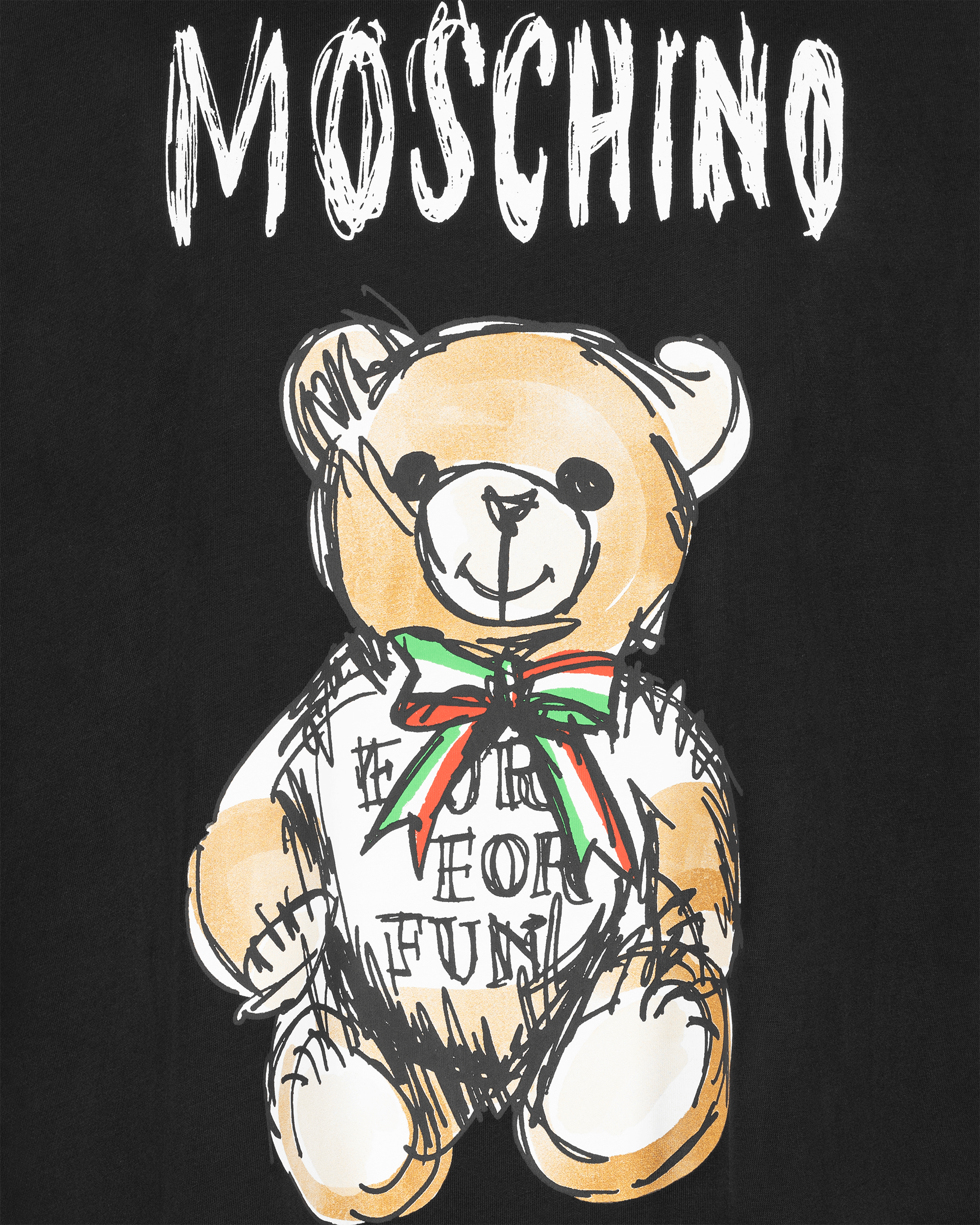 Drawn Teddy Bear Organic Jersey T-Shirt
