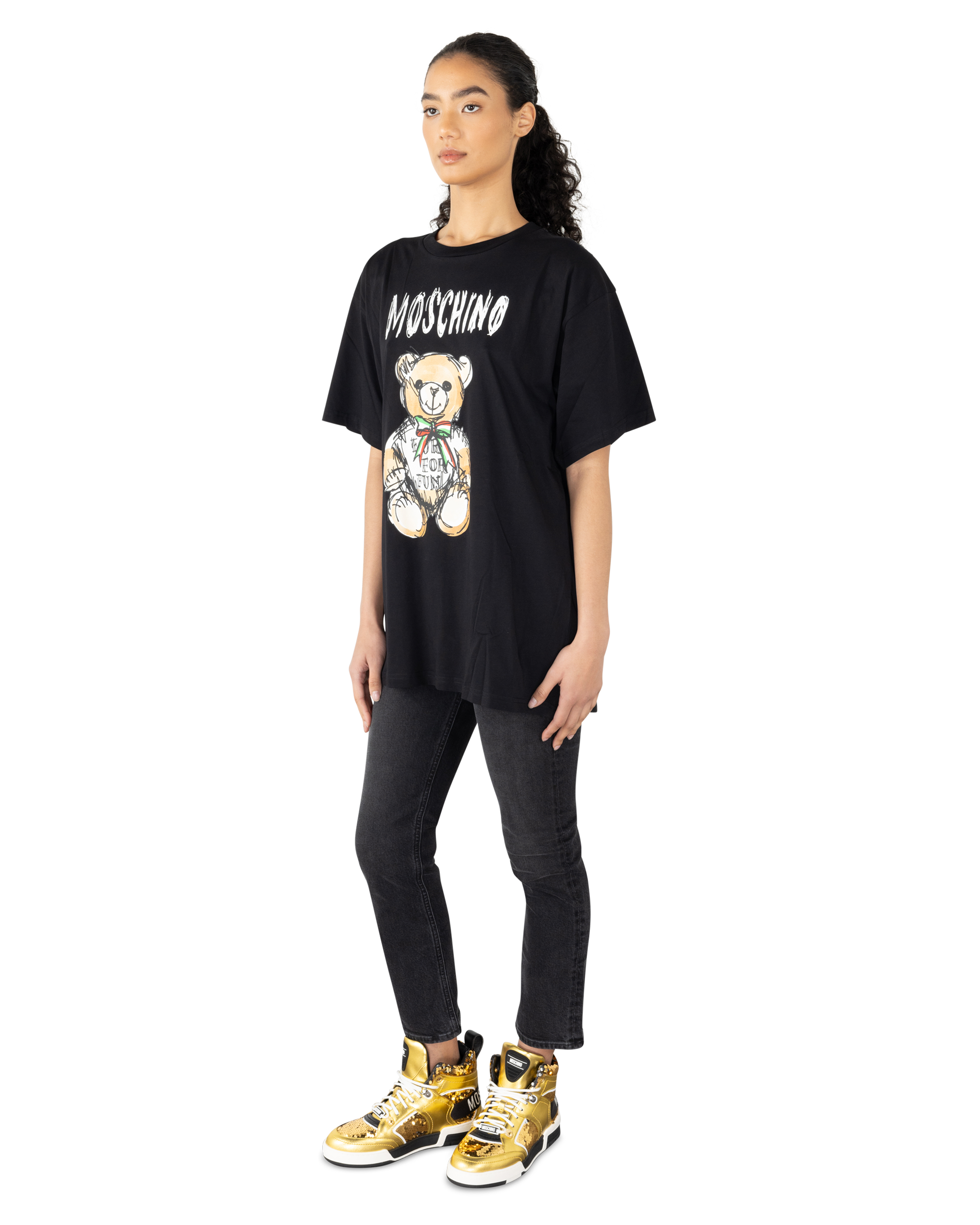 Drawn Teddy Bear Organic Jersey T-Shirt