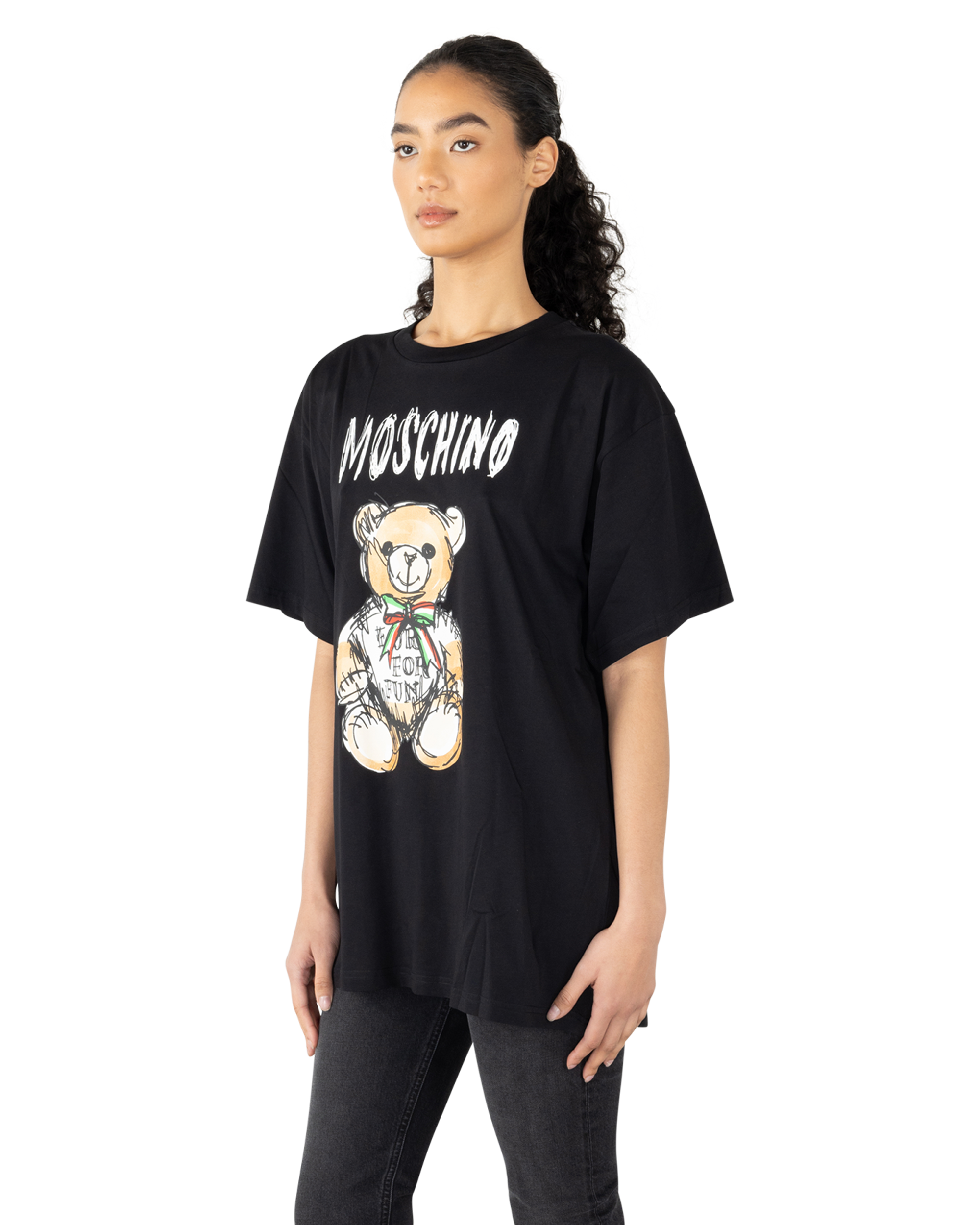 Drawn Teddy Bear Organic Jersey T-Shirt