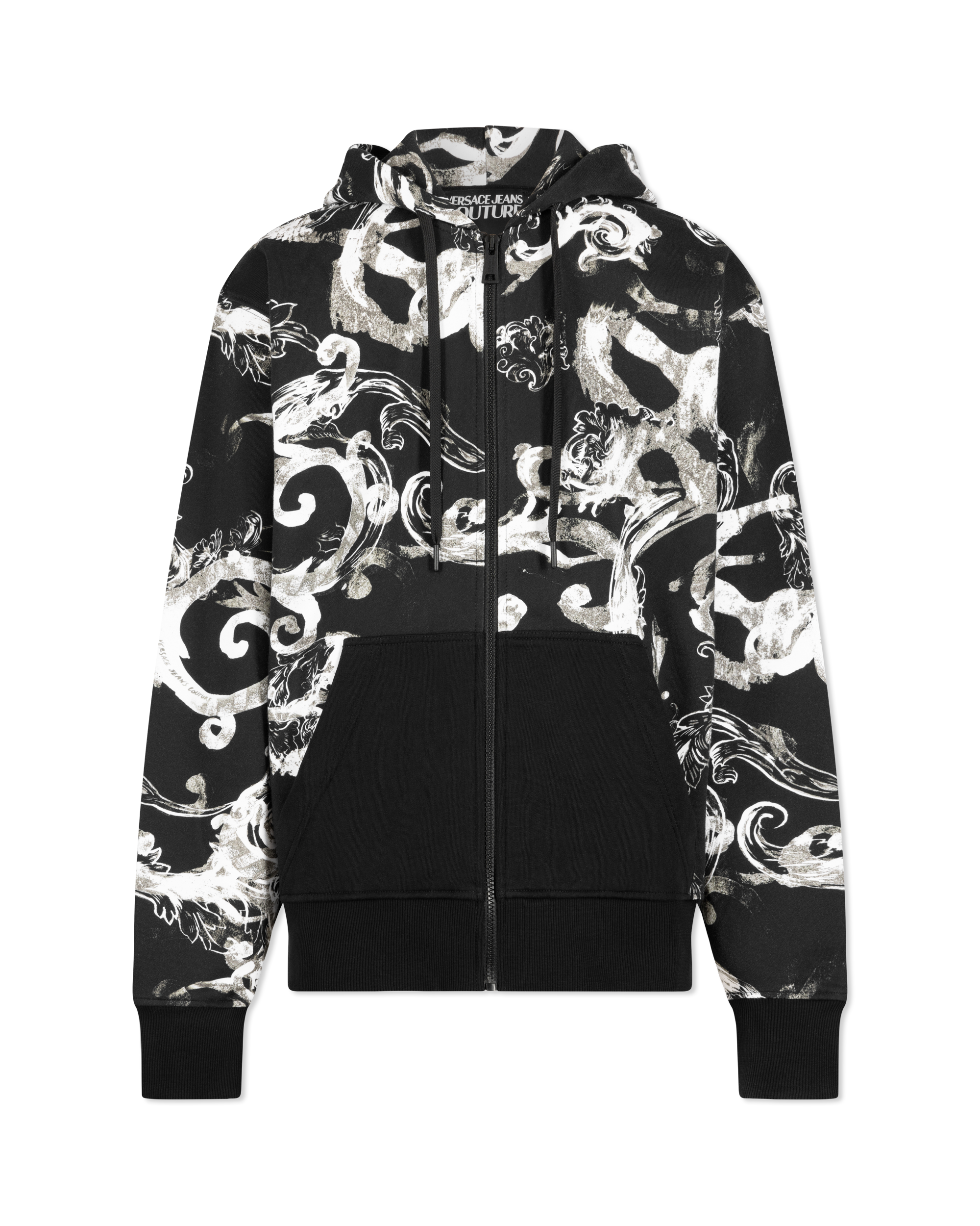 Watercolor Couture Zip Hoodie - DIHSAN