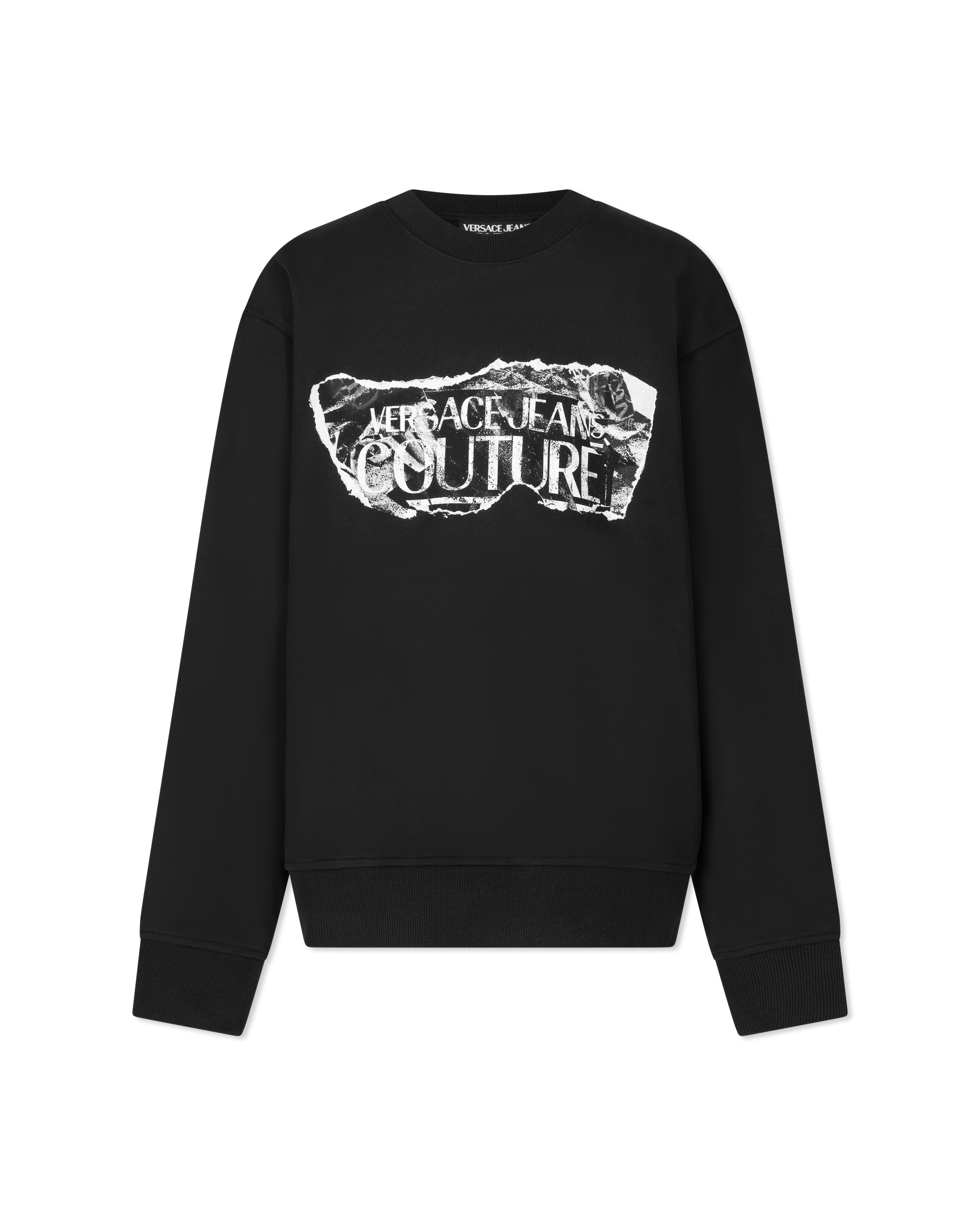 Magazine Logo Print Sweatshirt - DIHSAN