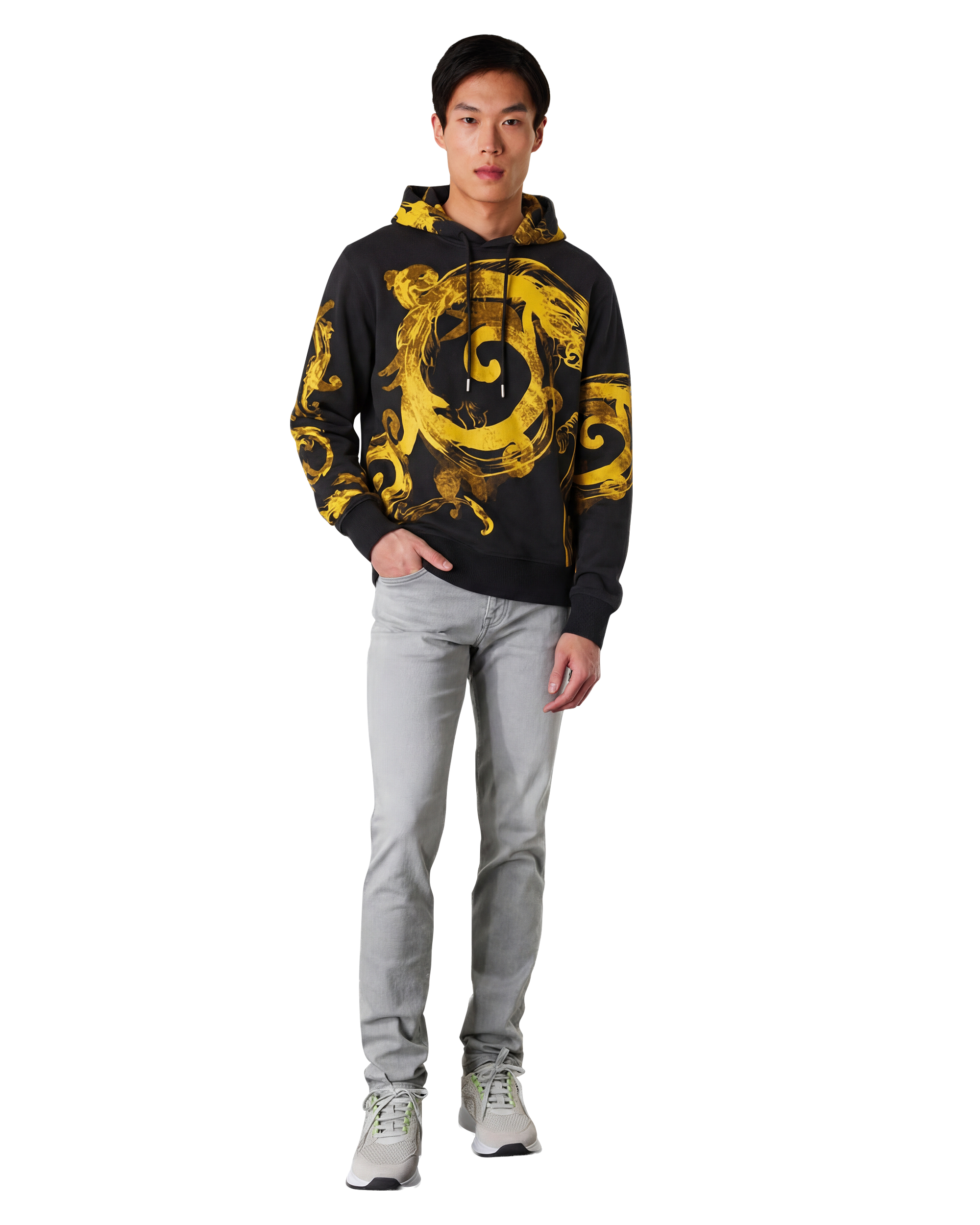 Watercolor Baroque Couture Hoodie