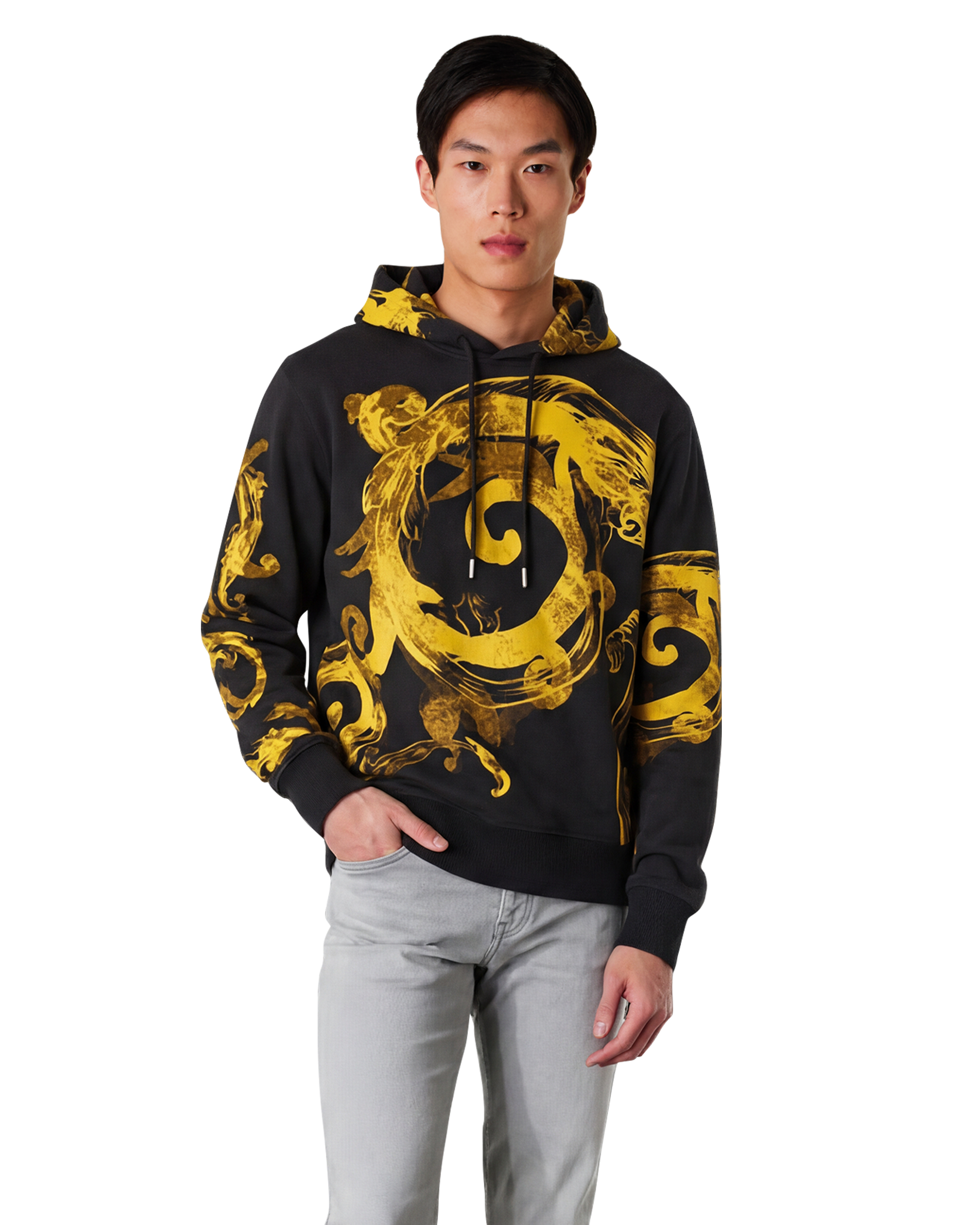 Watercolor Baroque Couture Hoodie