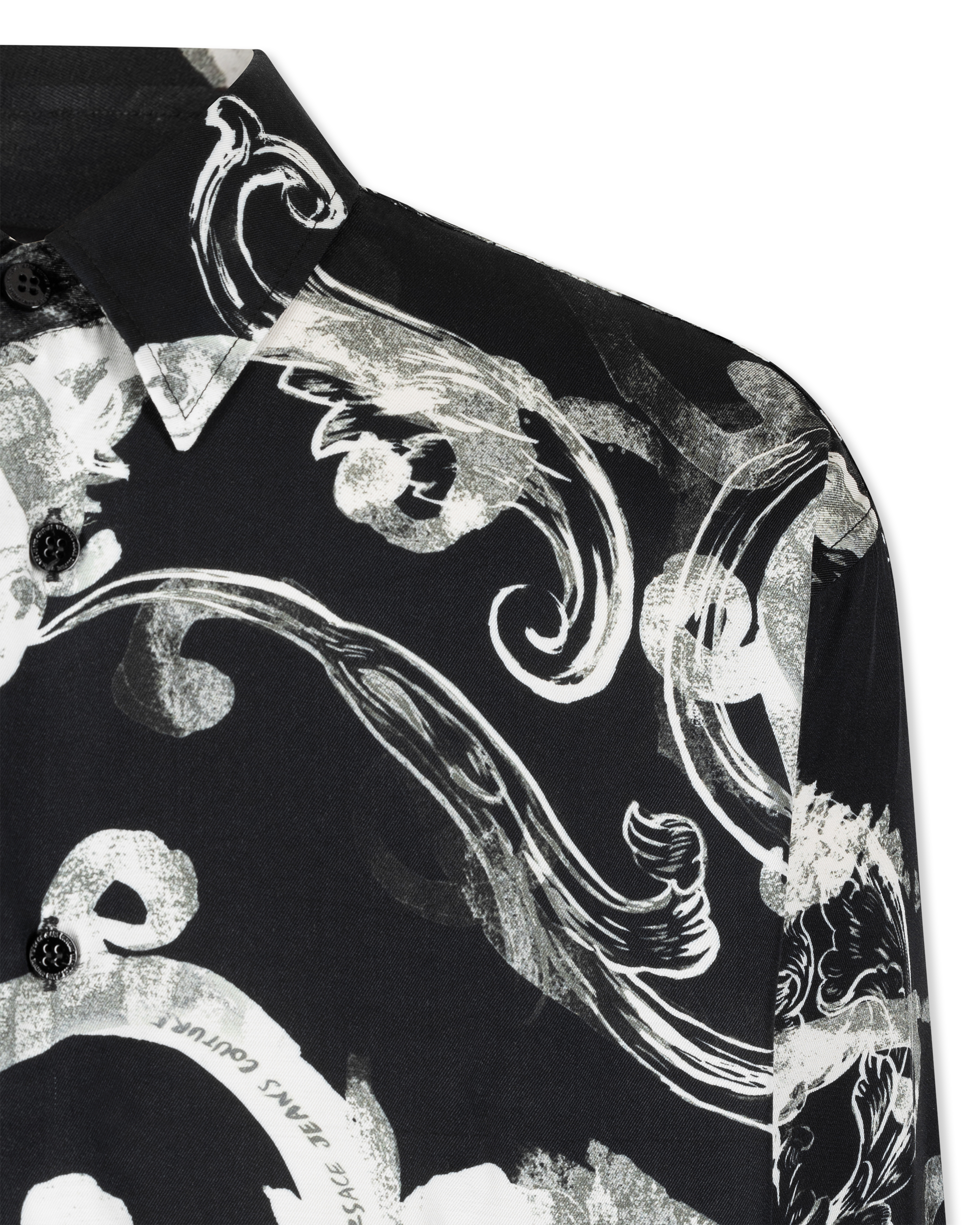 Watercolor Baroque Couture Long Sleeve Shirt