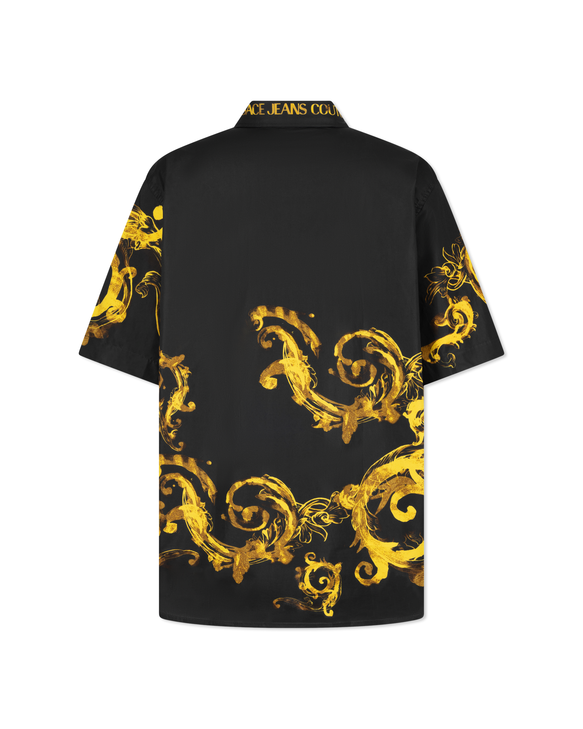 Watercolor Baroque Couture Short Sleeve Shirt