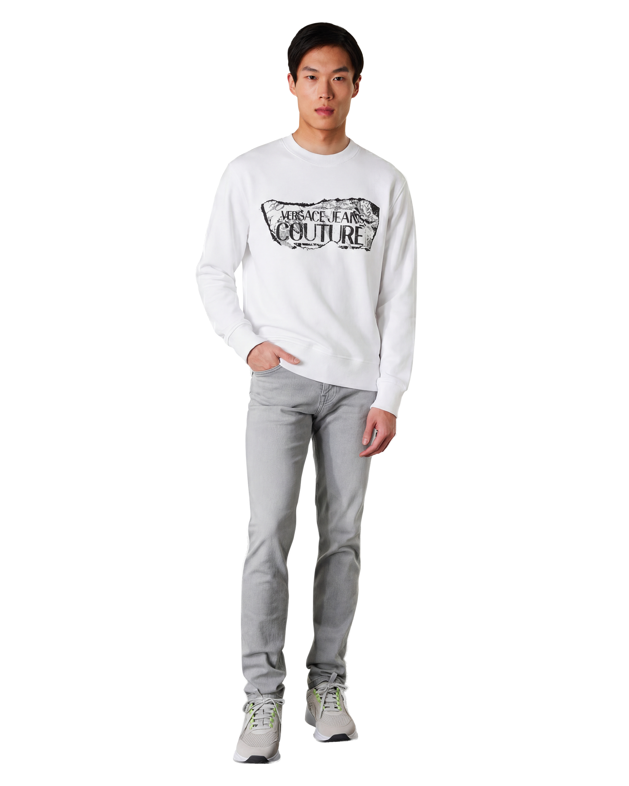 Magazine Logo Print Sweatshirt