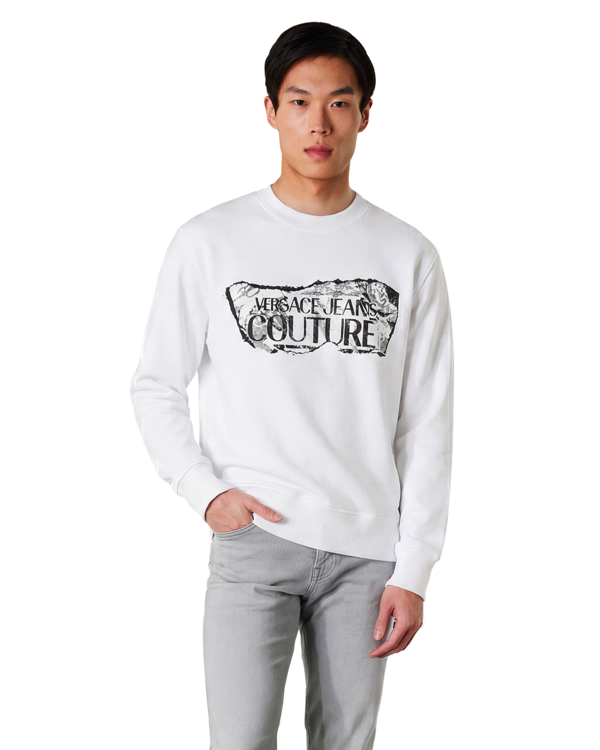 Magazine Logo Print Sweatshirt