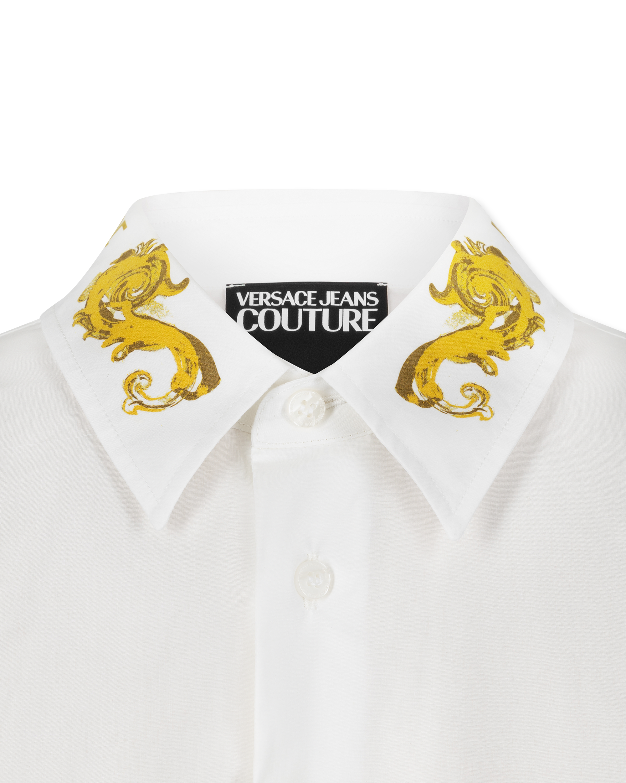 Watercolor Baroque Couture Short Sleeve Shirt